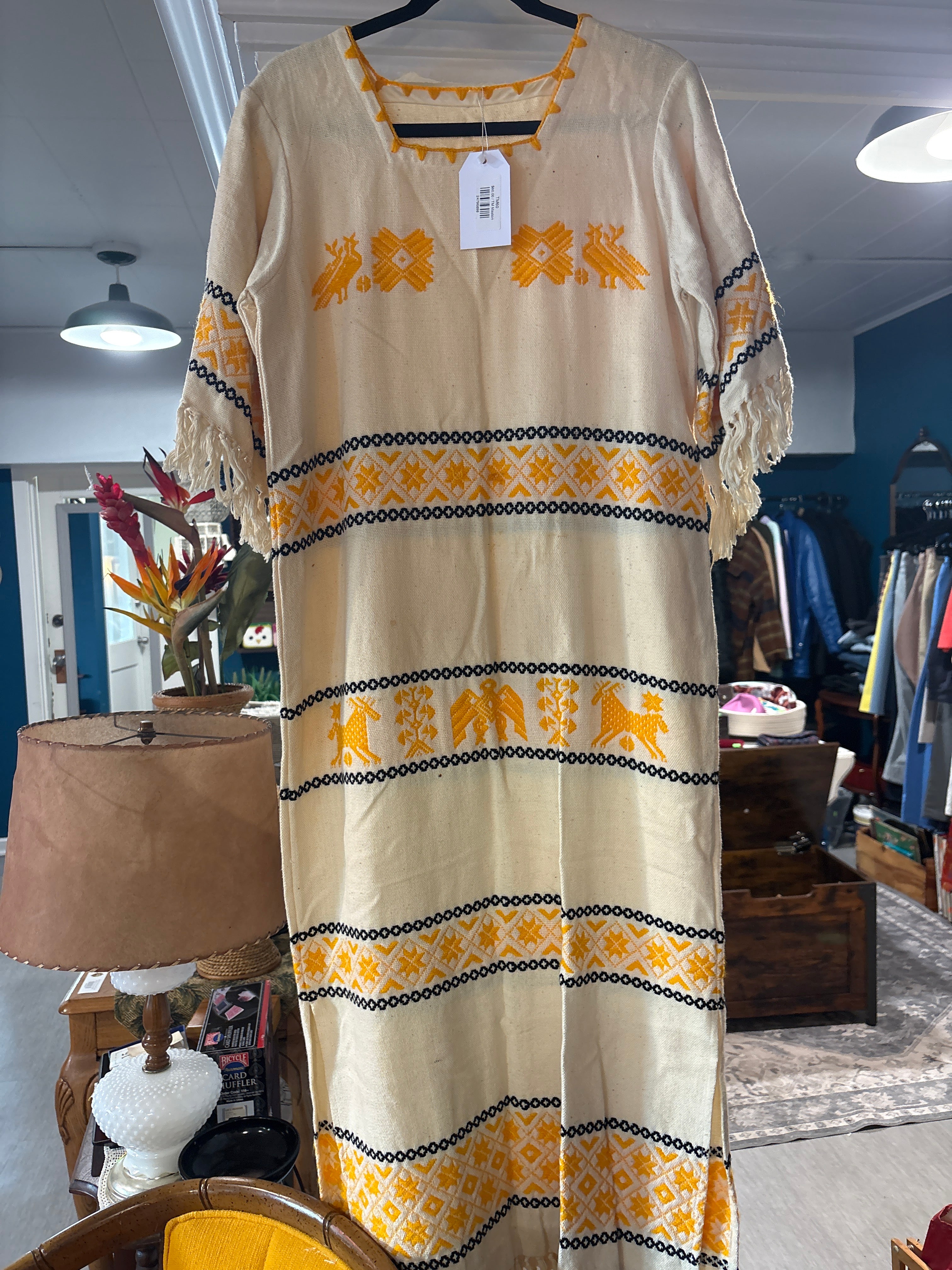 Vintage Mexican Woven Tunic