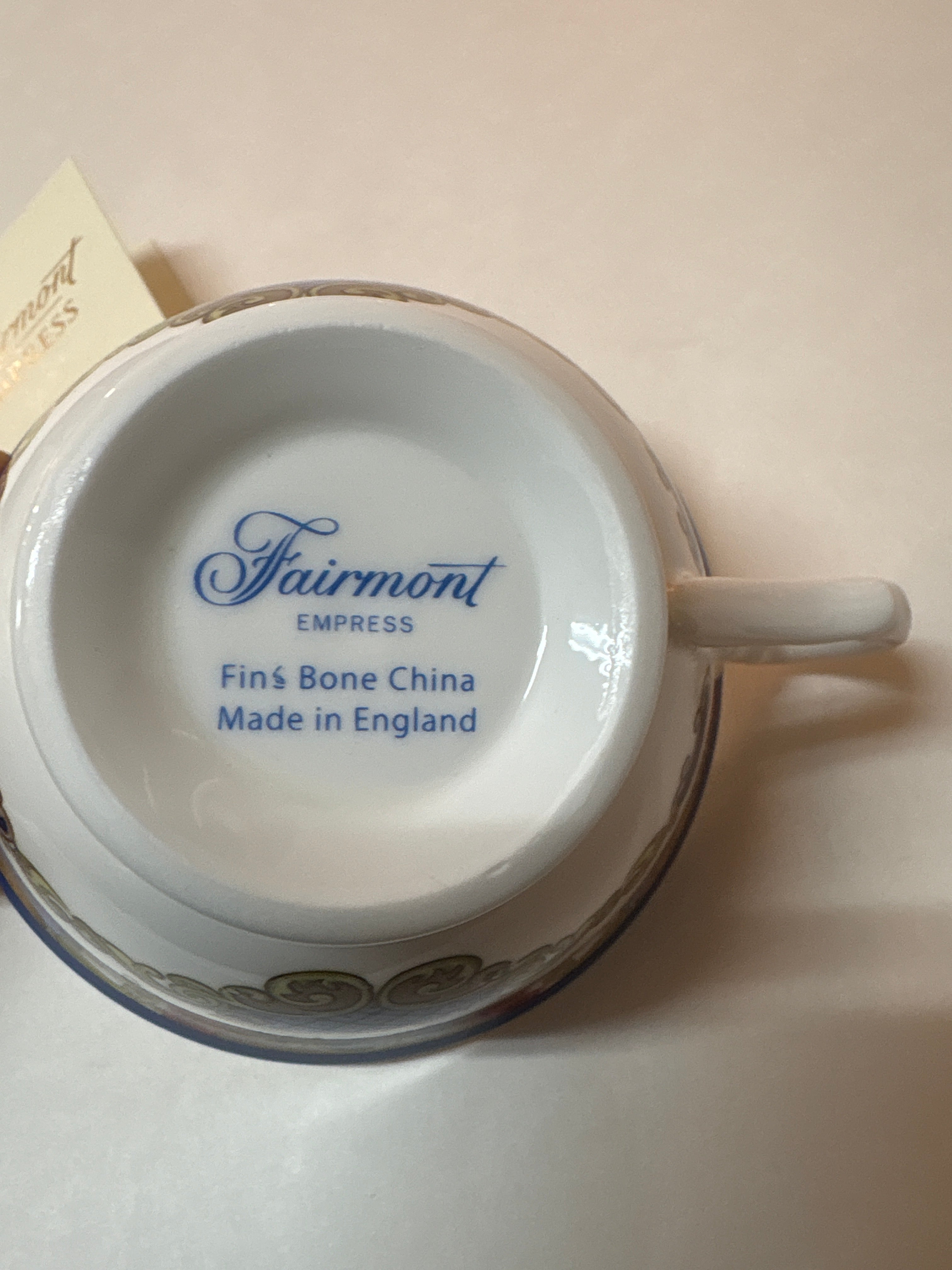 Fairmont Empress Royal China cup and saucer