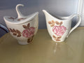 Red Wing Hand Painted Sugar Bowl w/ lid and Creamer