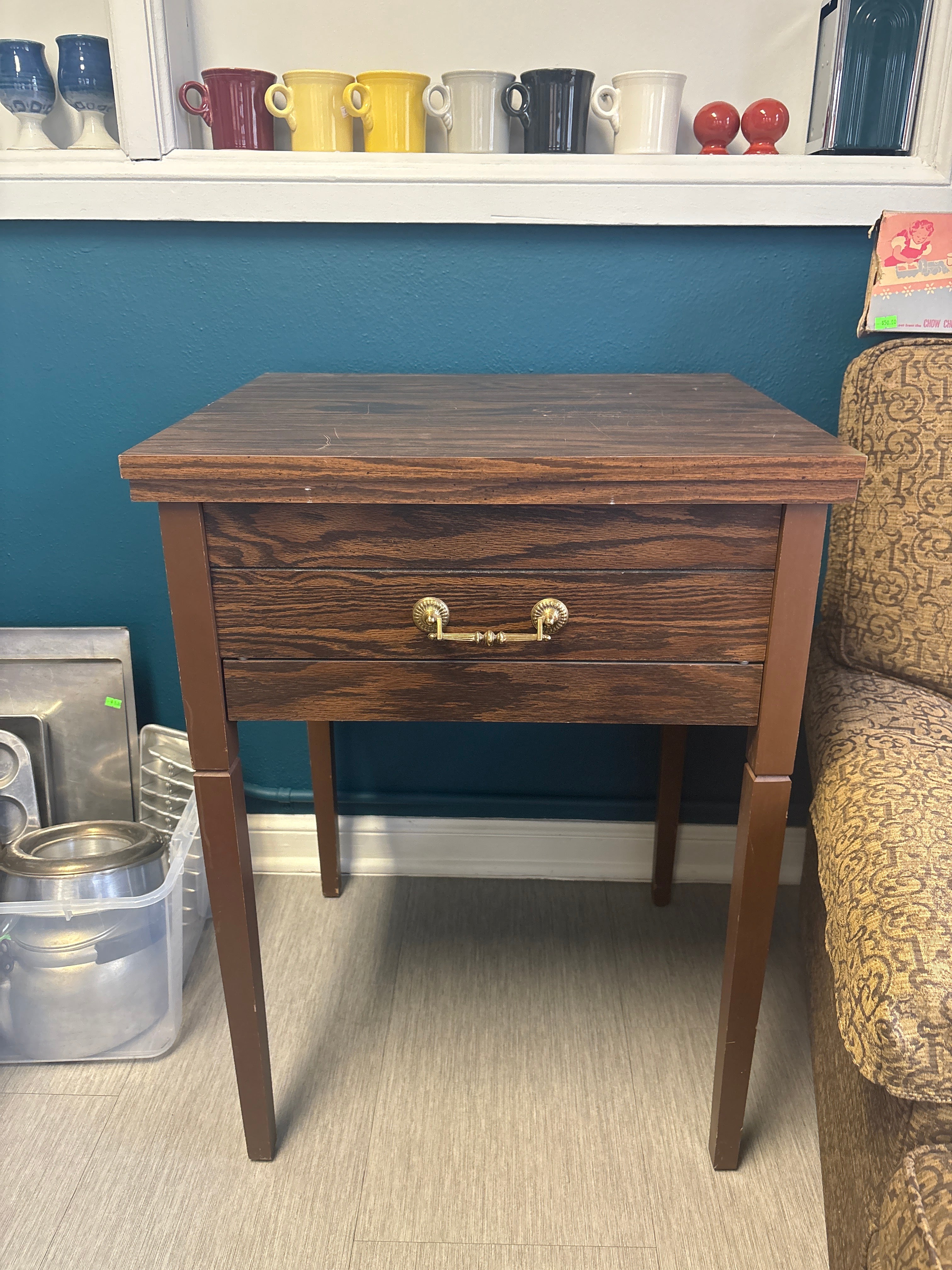 Montgomery Ward Sewing Table & Machine