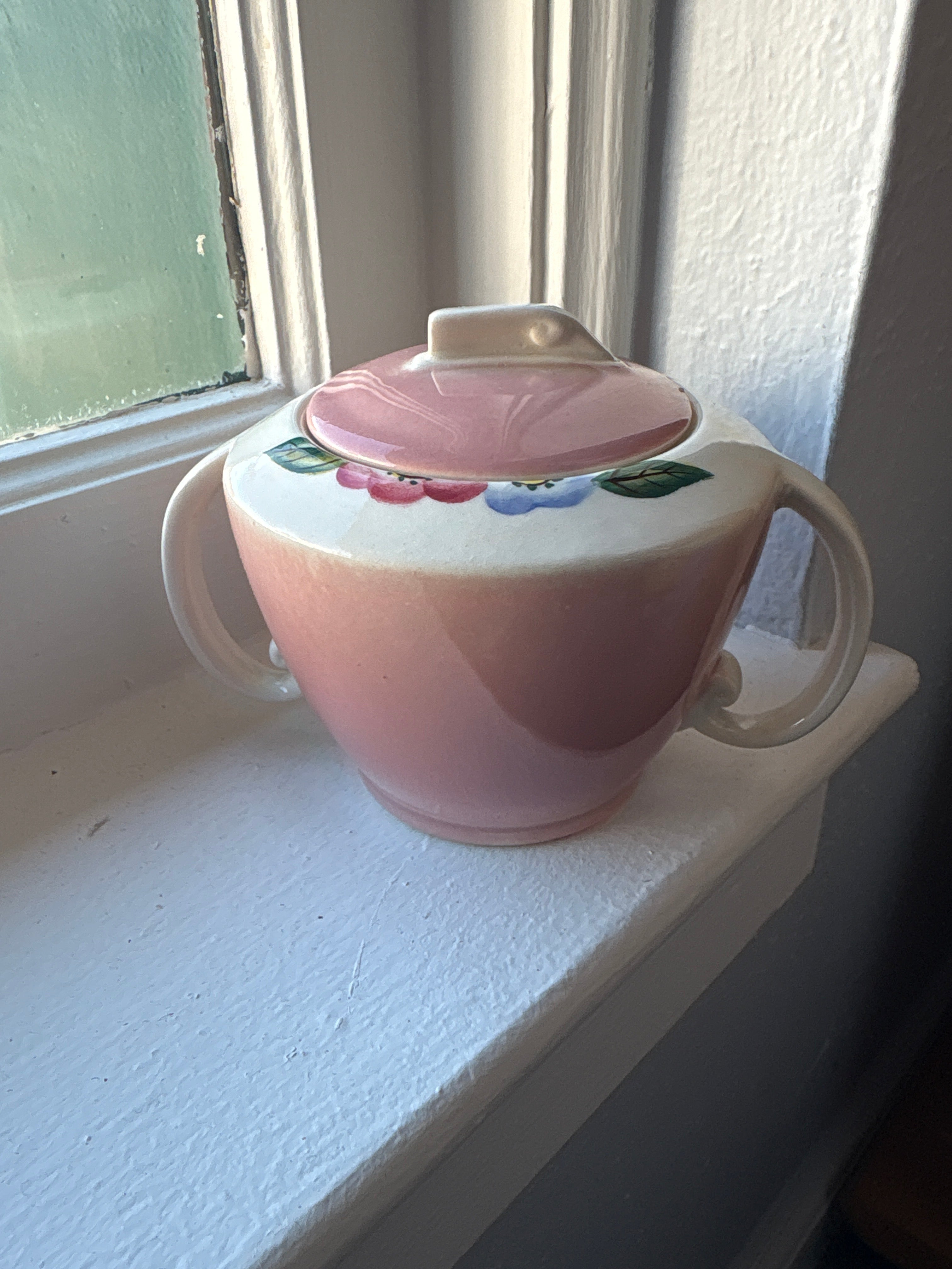 Rio Chico Porcelain Sugar Bowl w/ Lid