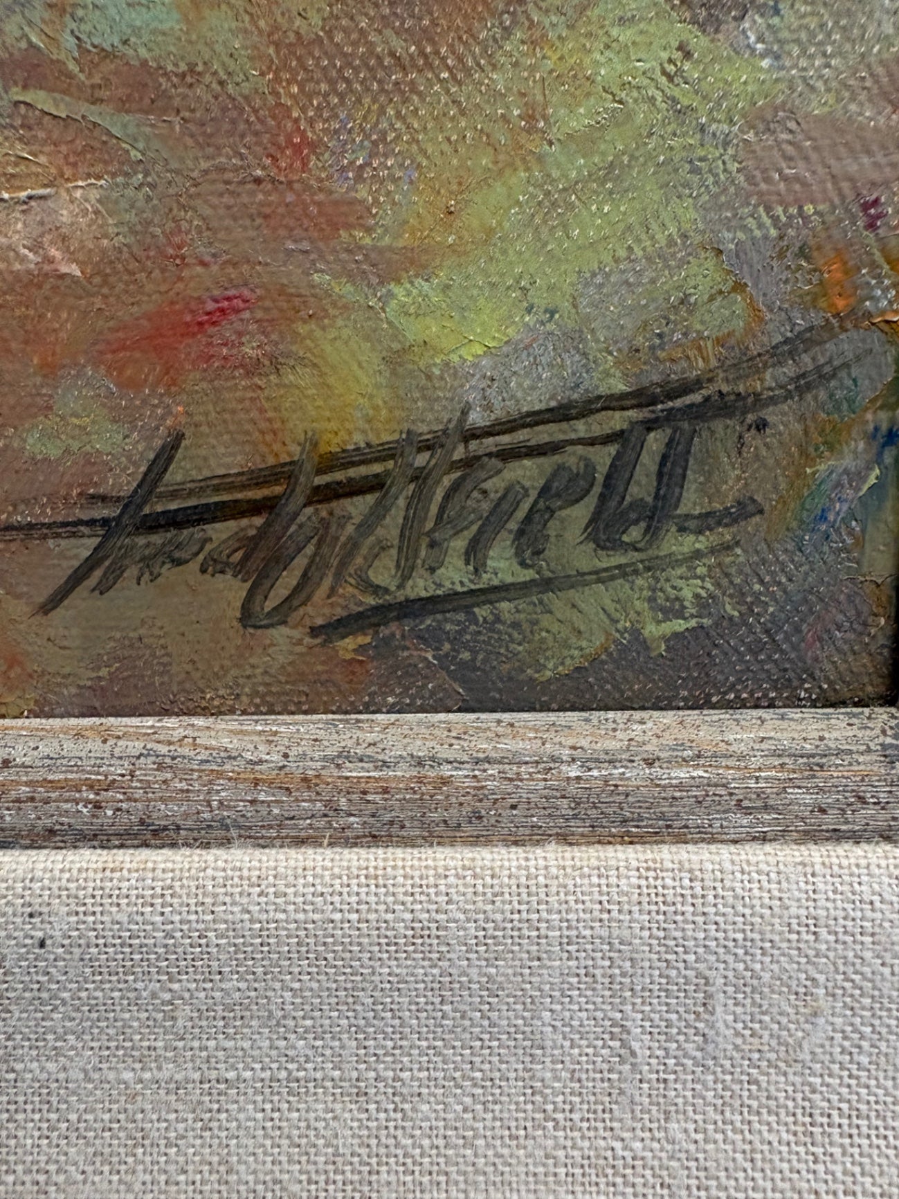 Fred Oldfield Signed Oil Painting