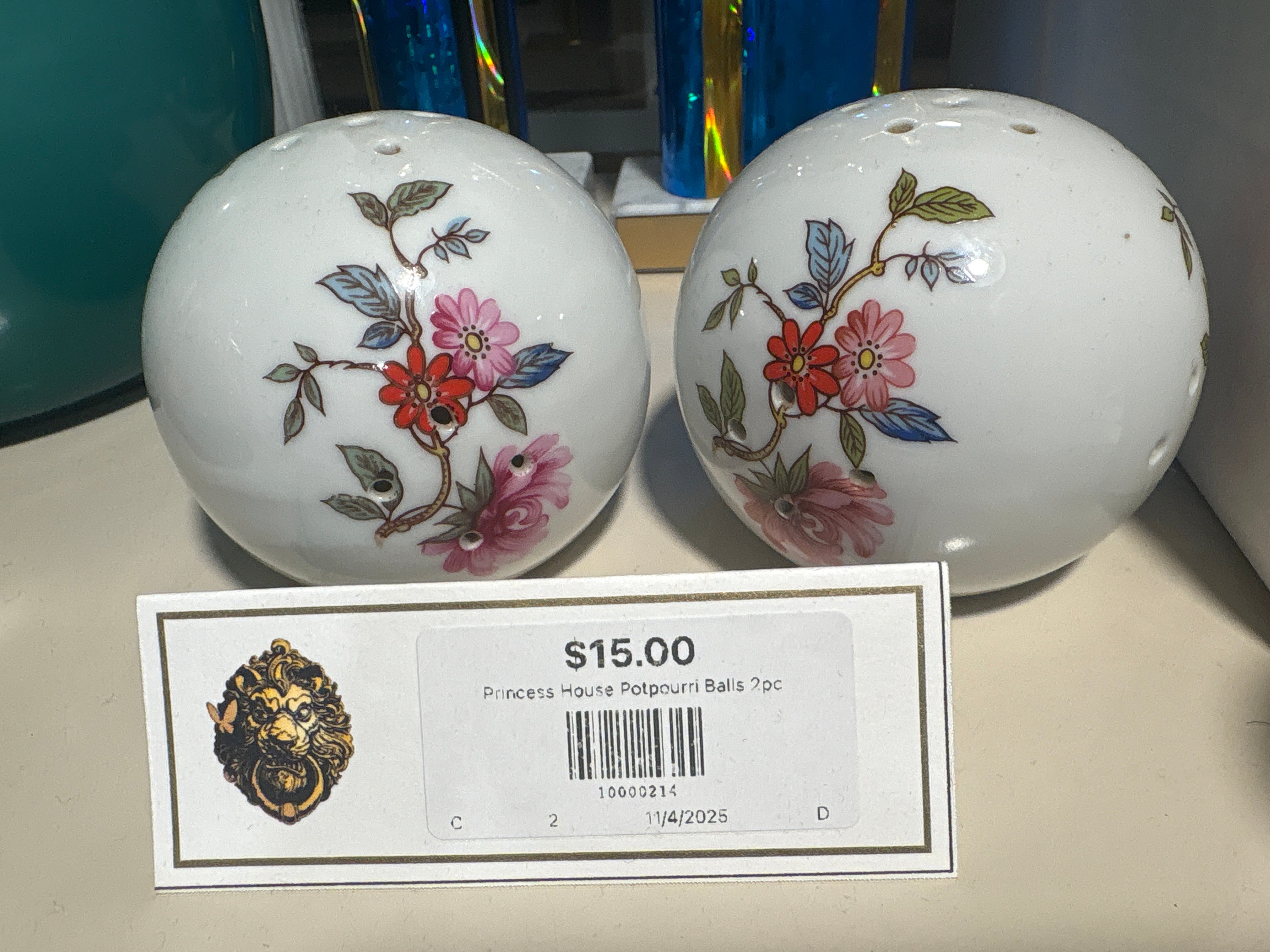 Princess House Potpourri Balls 2pc