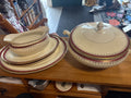 4pc Homer Laughlin "Eggshell Nautilus" Serving Set