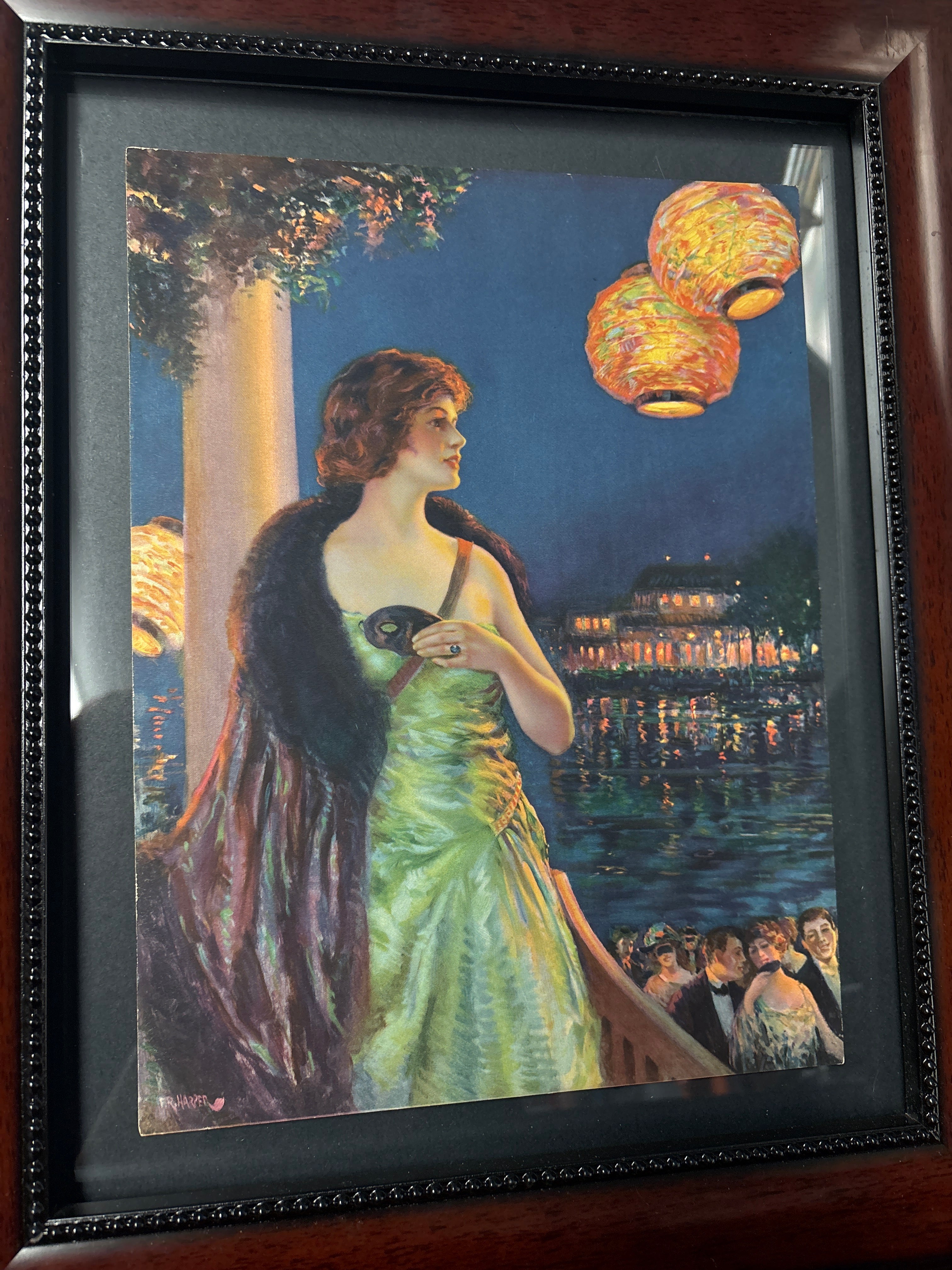Woman At Masked Ball
