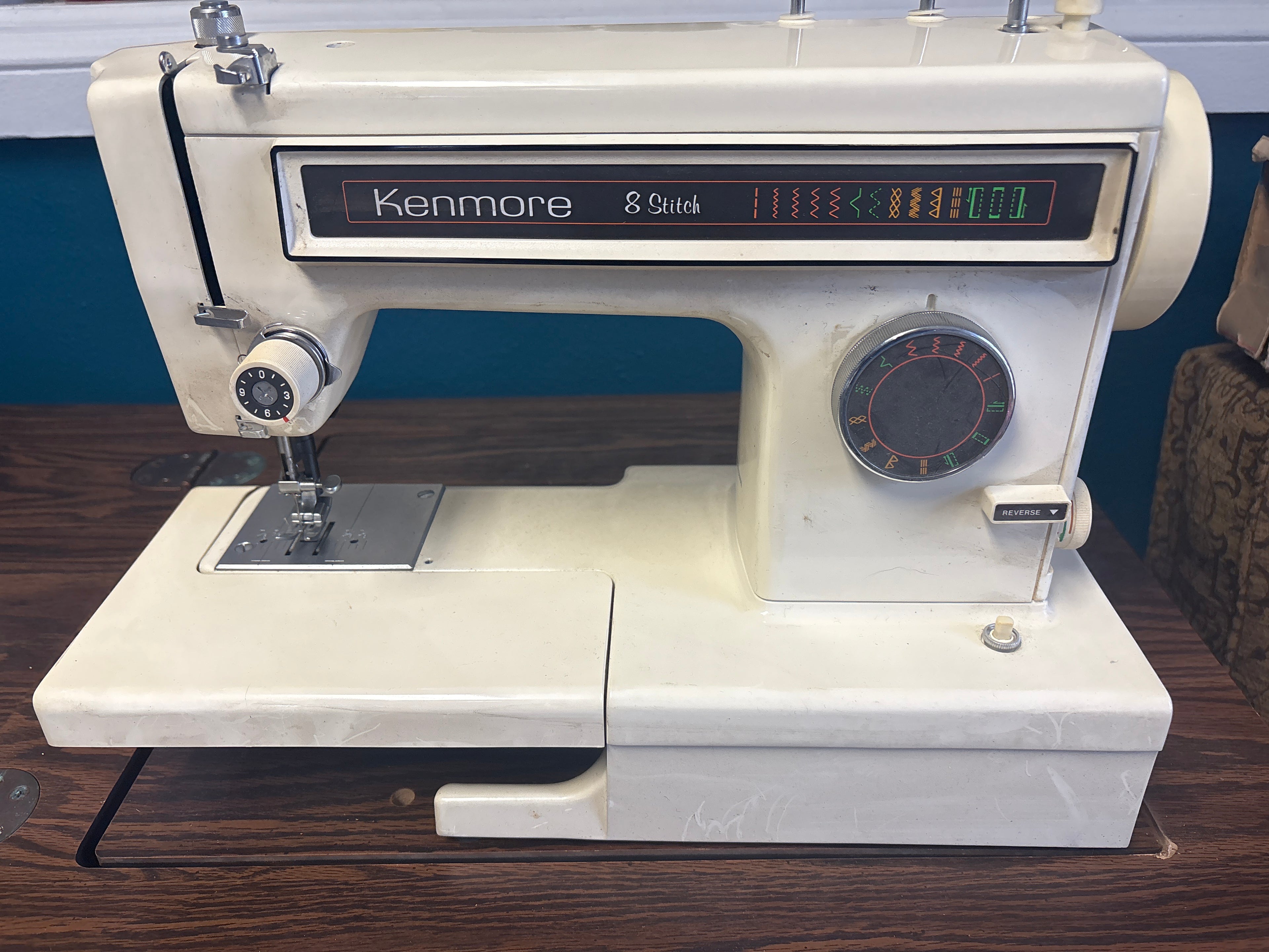 Montgomery Ward Sewing Table & Machine