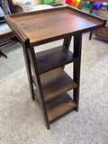 Wooden Ladder Telephone Table