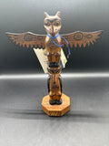 Native Totem Love Birds 9"