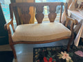 Vintage Wooden Settee