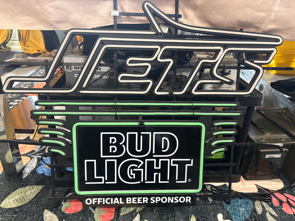 Bud Light Jets Neon Sign