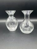 Princess House 4” Vase Set 2pc