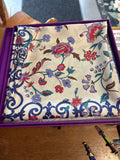 Liberty London Scarf purple/cream
