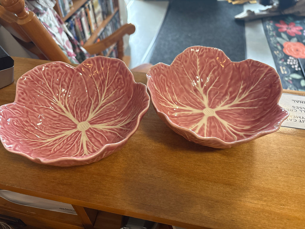 Pink Ceramic Cabbage Bowl