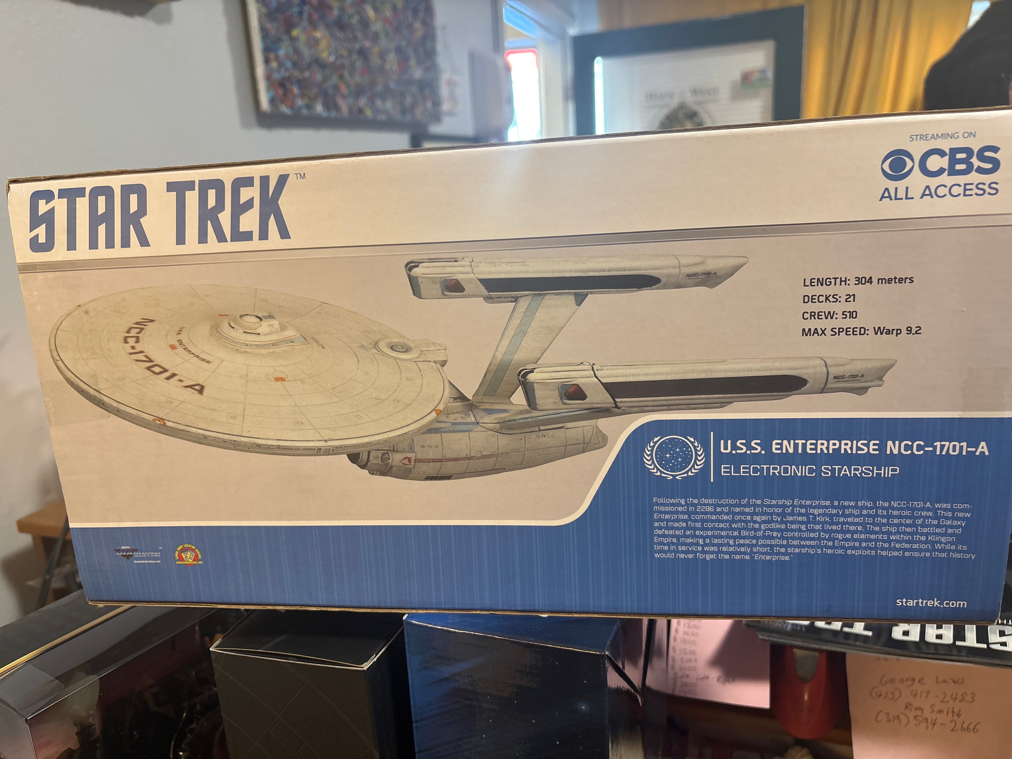Starship Legends U.S.S. Enterprise NCC-1701-A Electronic Starship