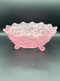 Pink Satin Glass Bowl