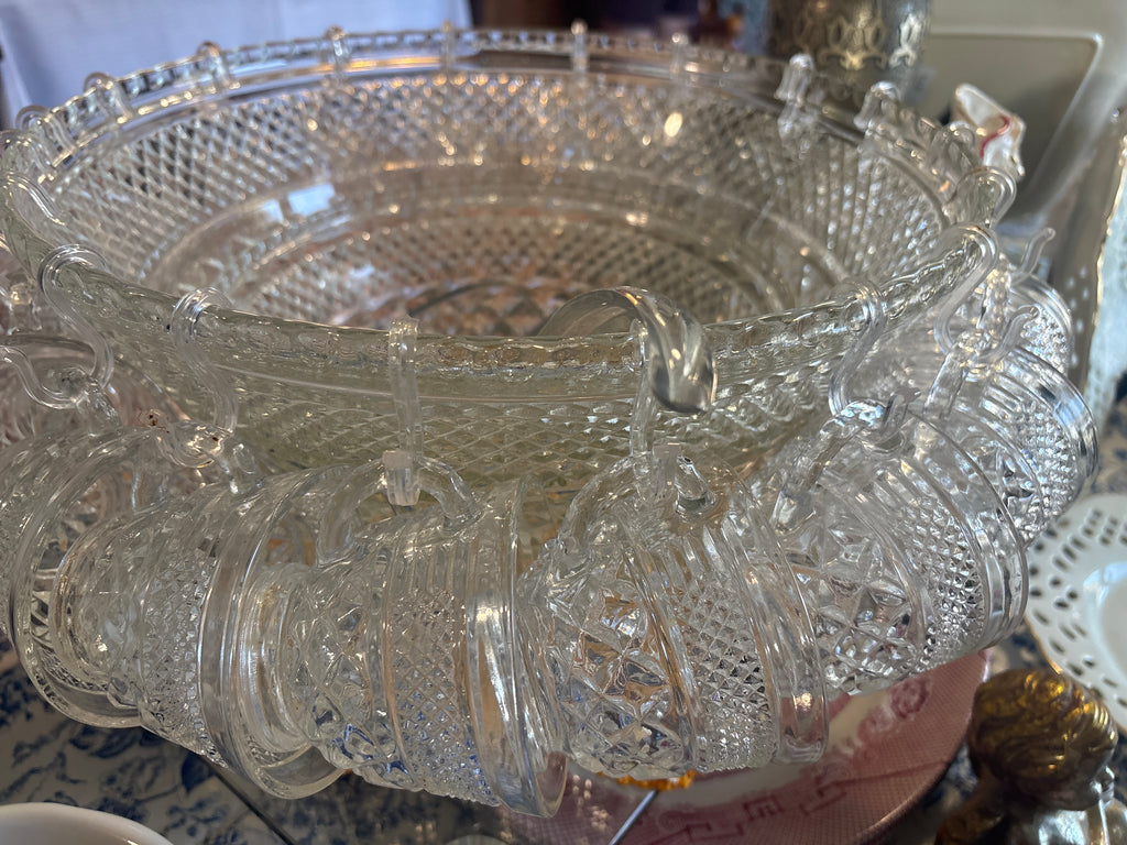 Waterford Crystal Punch & Ice Bowl