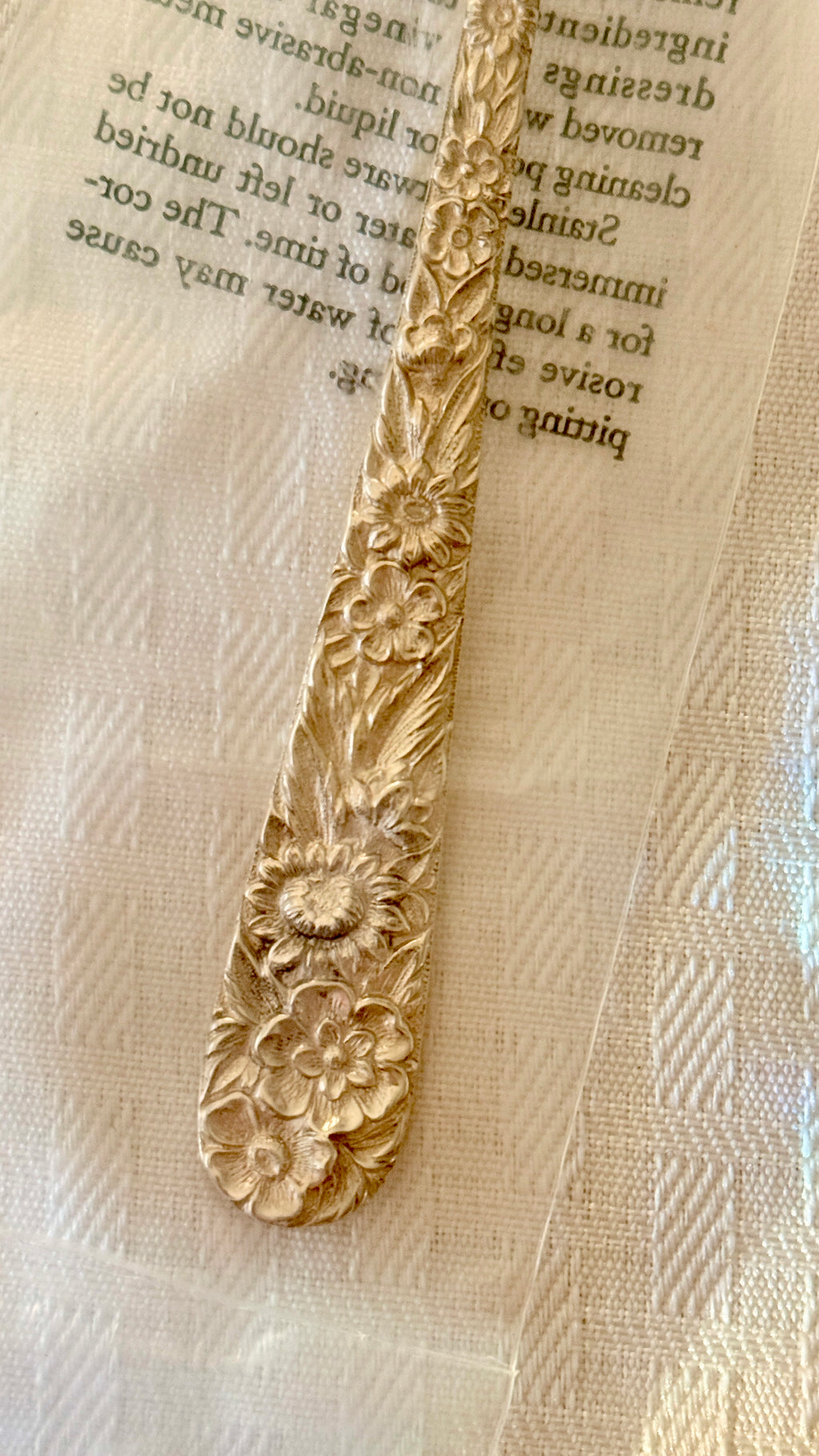 NEW - Lenox - Kirk Stieff Sterling Repousse Iced Tea Spoon