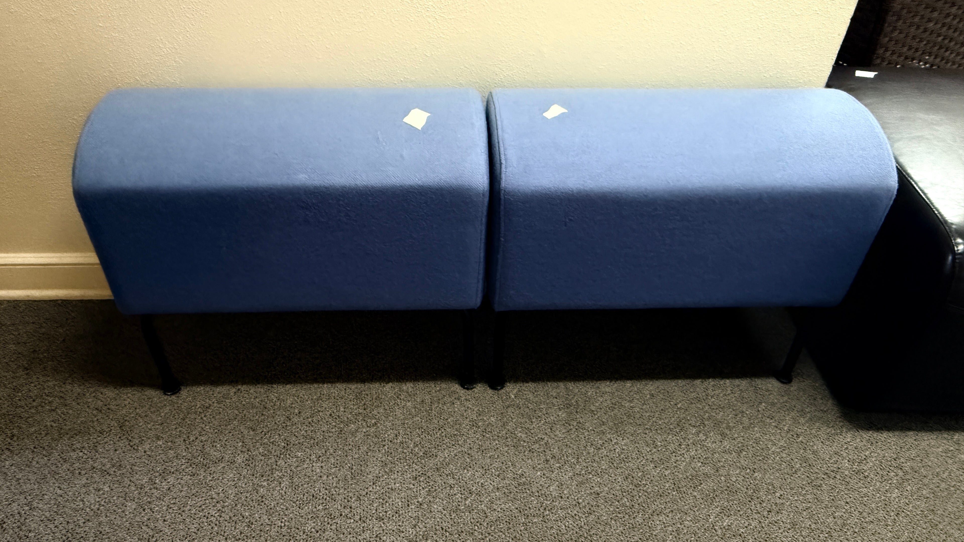 Blue Ottoman Set 2pc