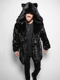 Spirithoods Faux Fur Panther Coat