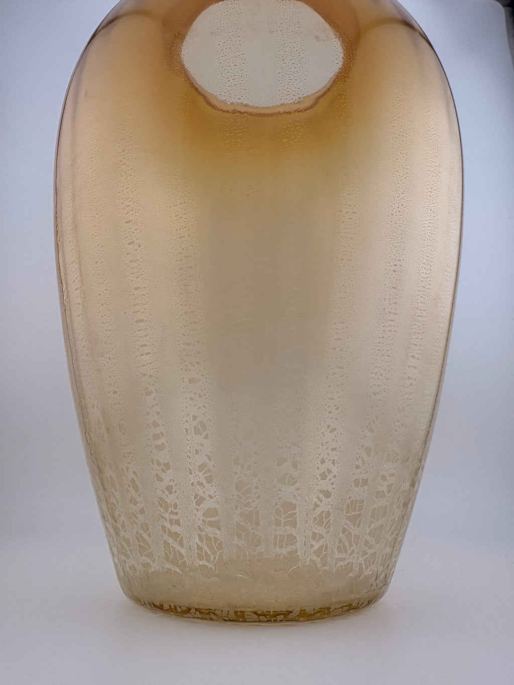 Sonoor tin-crackle Vase by Andries Dirk (A.D.) Copier