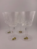 WATERFORD Crystal Wine Glasses 4pc