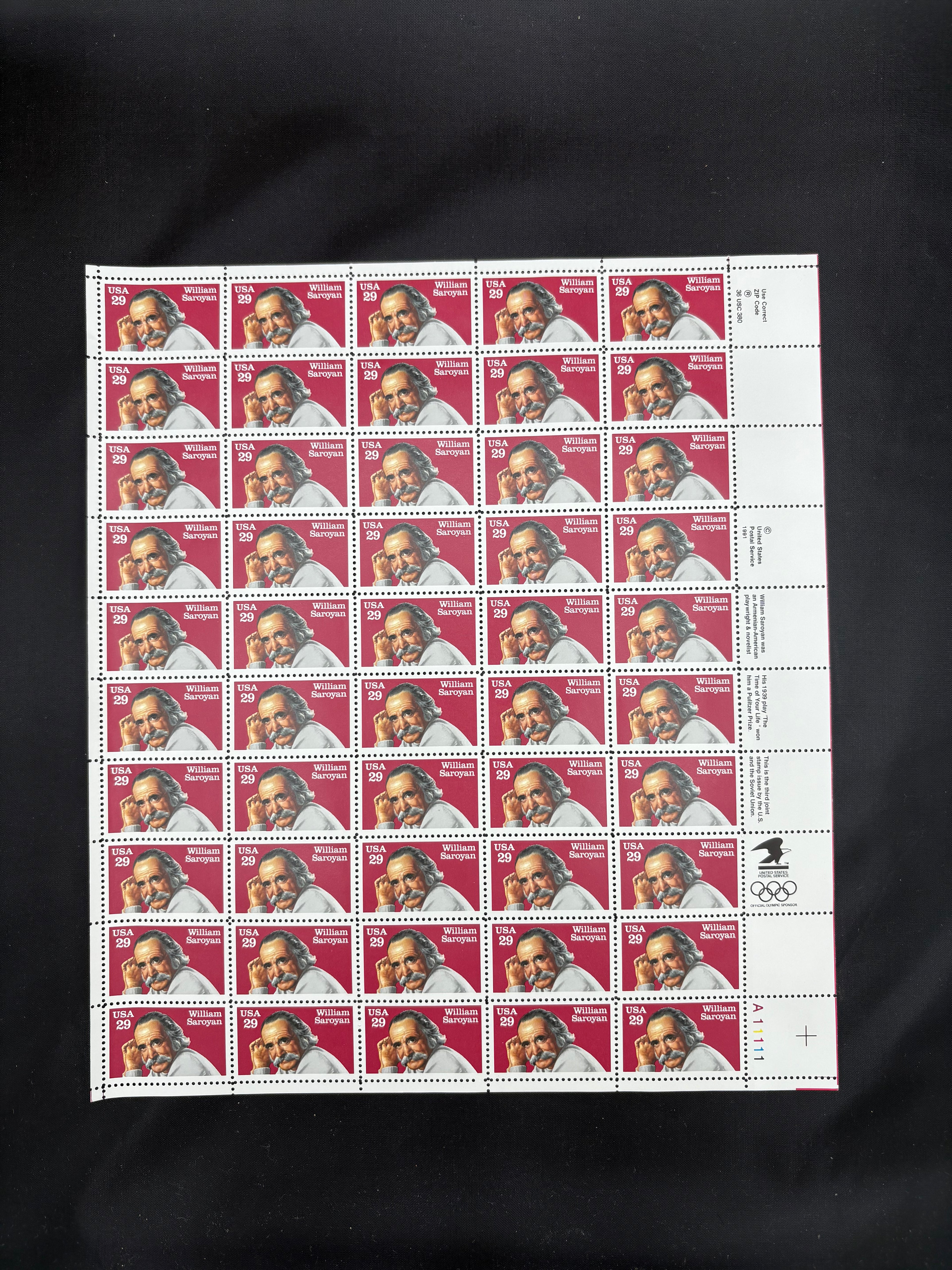 William Saroyan Stamps