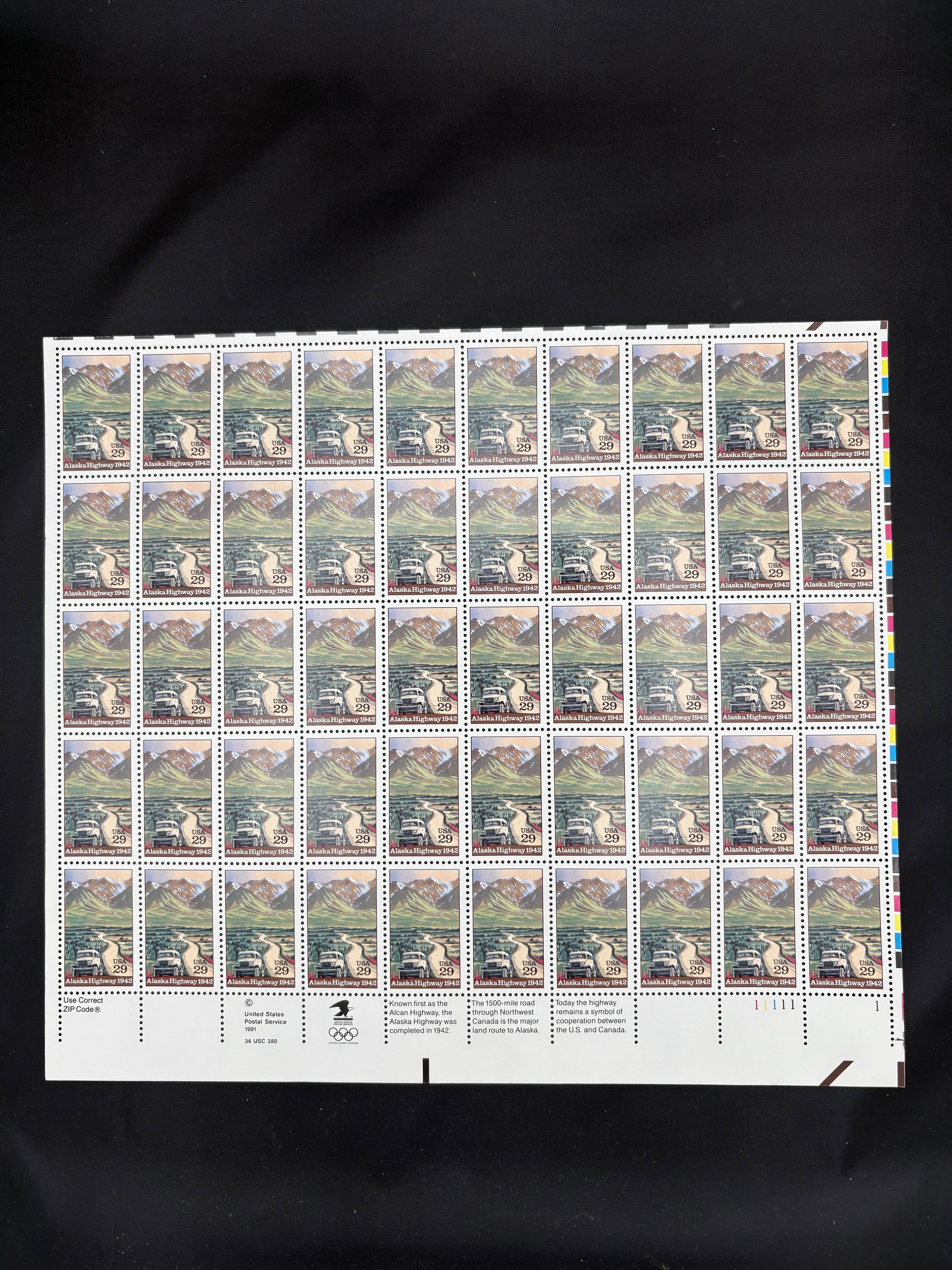 1942 Alaska Highway Stamps