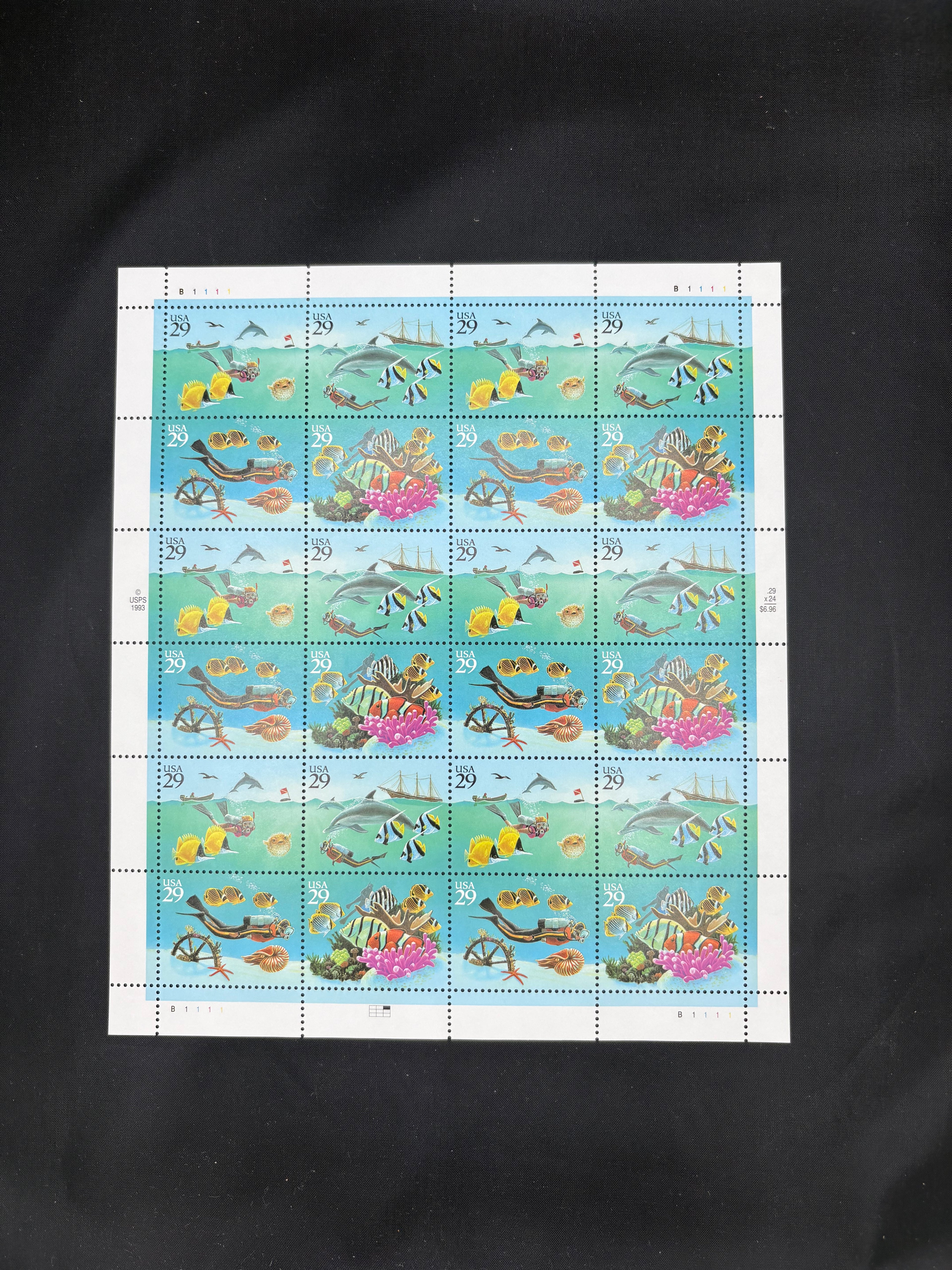 Sea Life Stamps