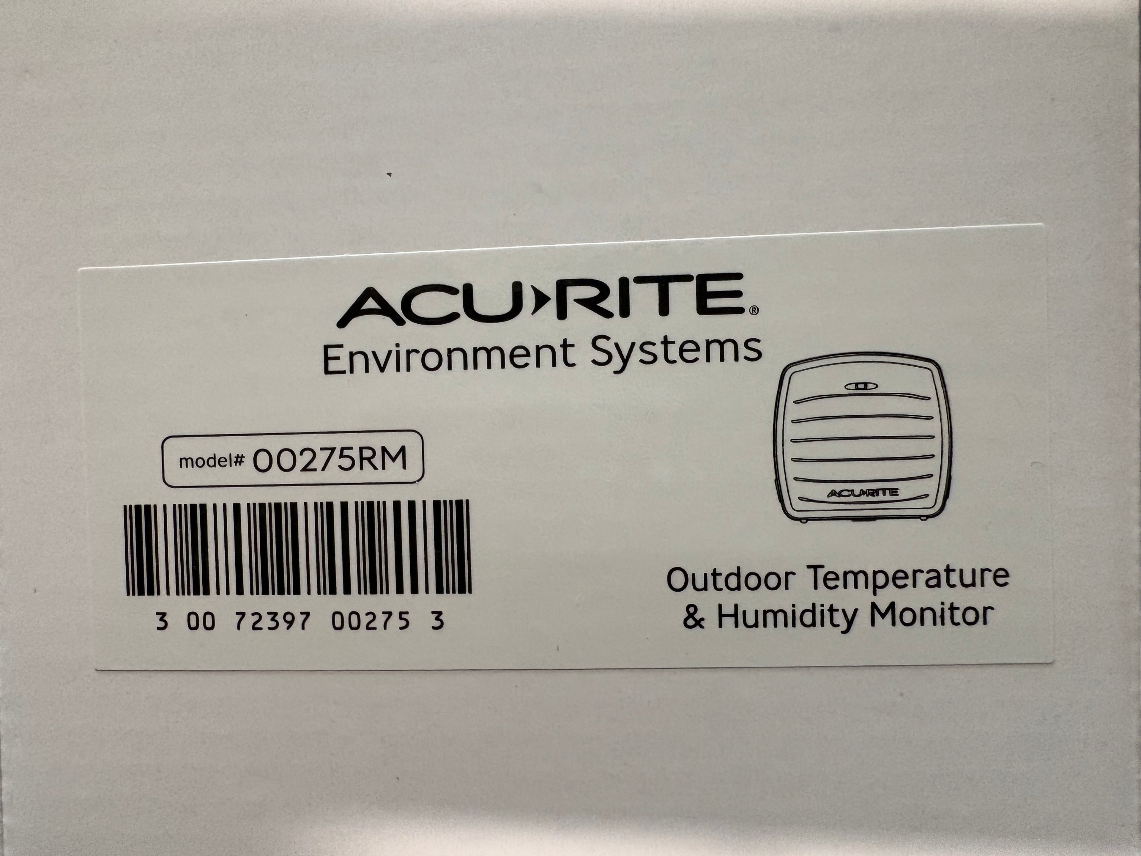 AcuRite Outdoor Temperature & Humidity Monitor