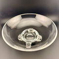 Authentic STEUBEN Trillium Bowl - Signed Fine American Crystal Art Glass MCM