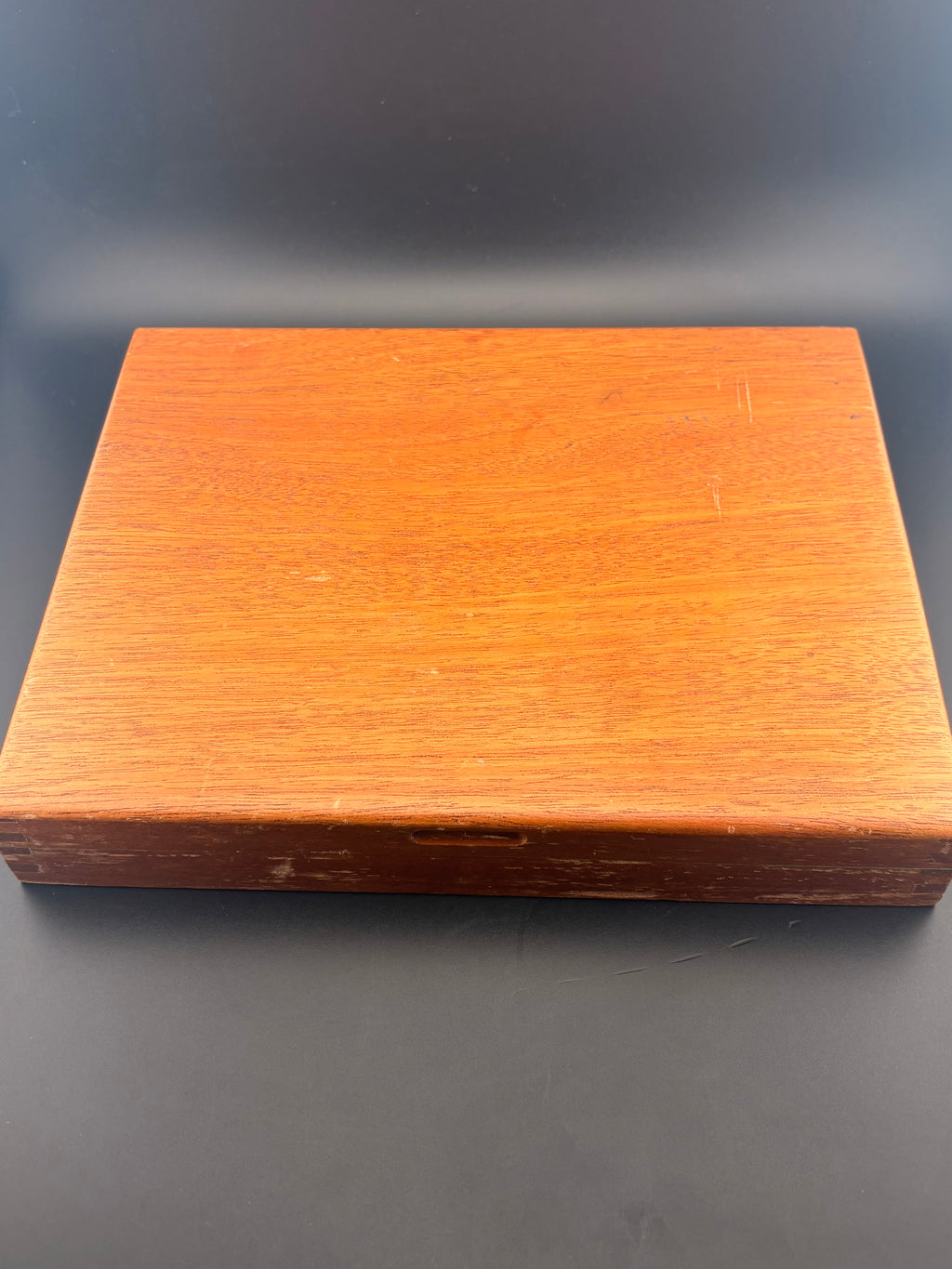 8pc CUTCO No. 59 Steak Knife Set Genuine Mahogany Wood Box High Carbon Steel USA