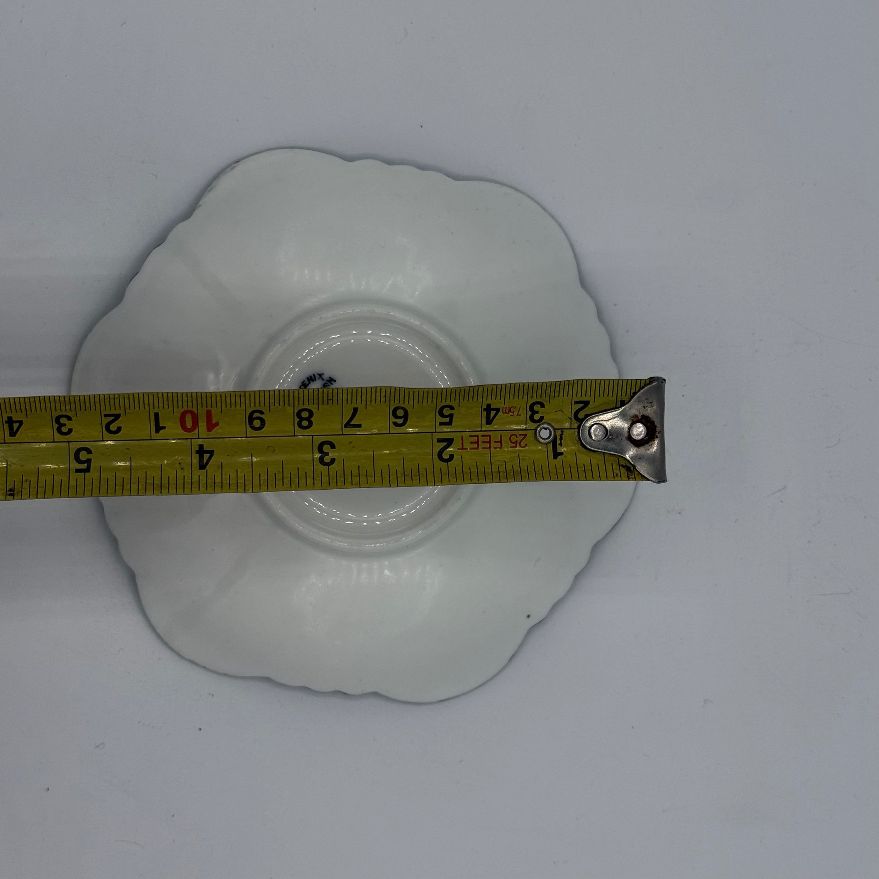 Floral Bone China Teacup & Saucer