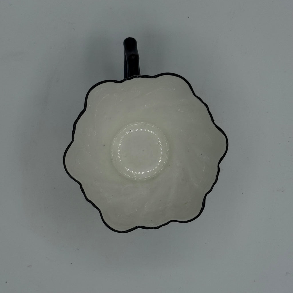 Floral Bone China Teacup & Saucer