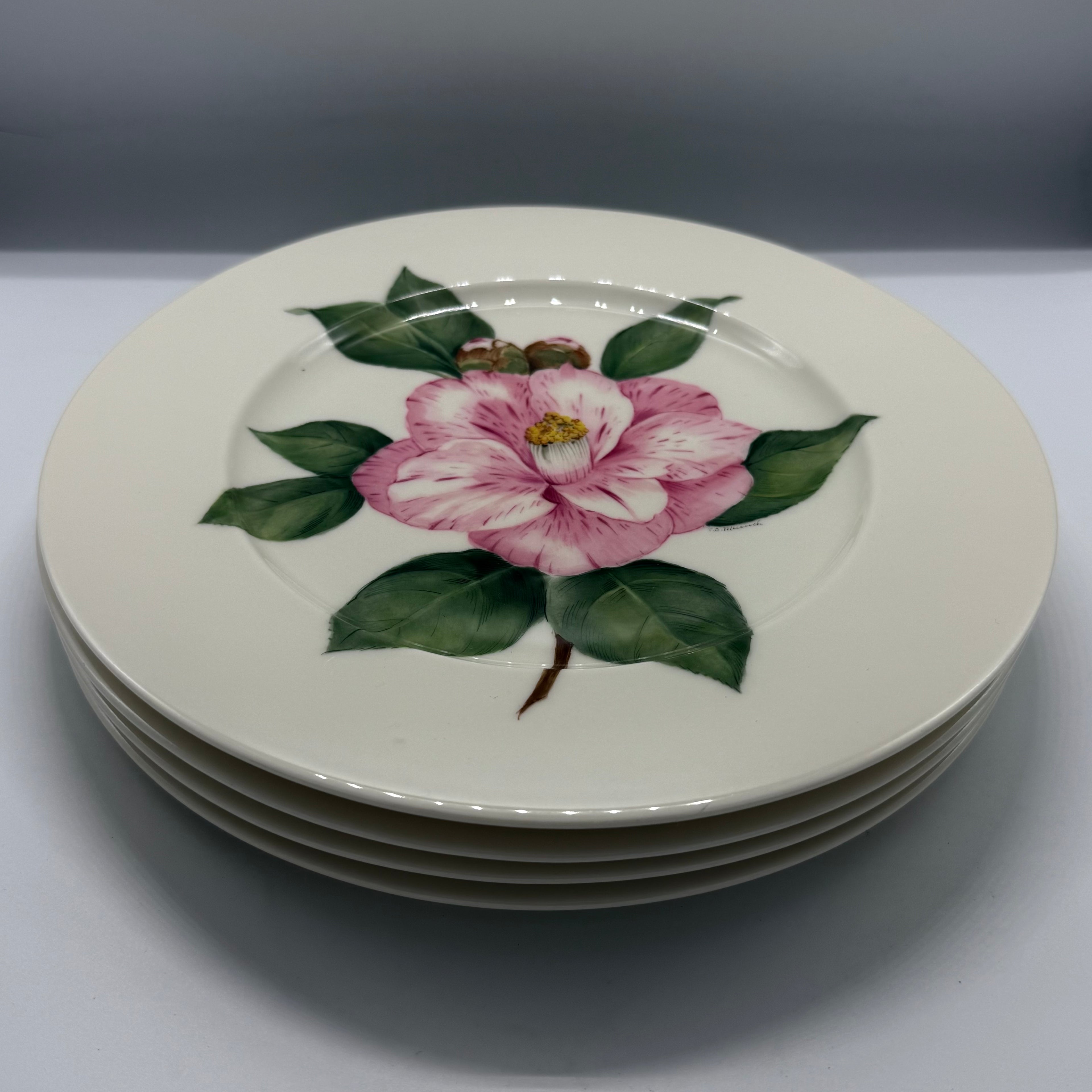 Set of 4 American Atelier Dinner Plates