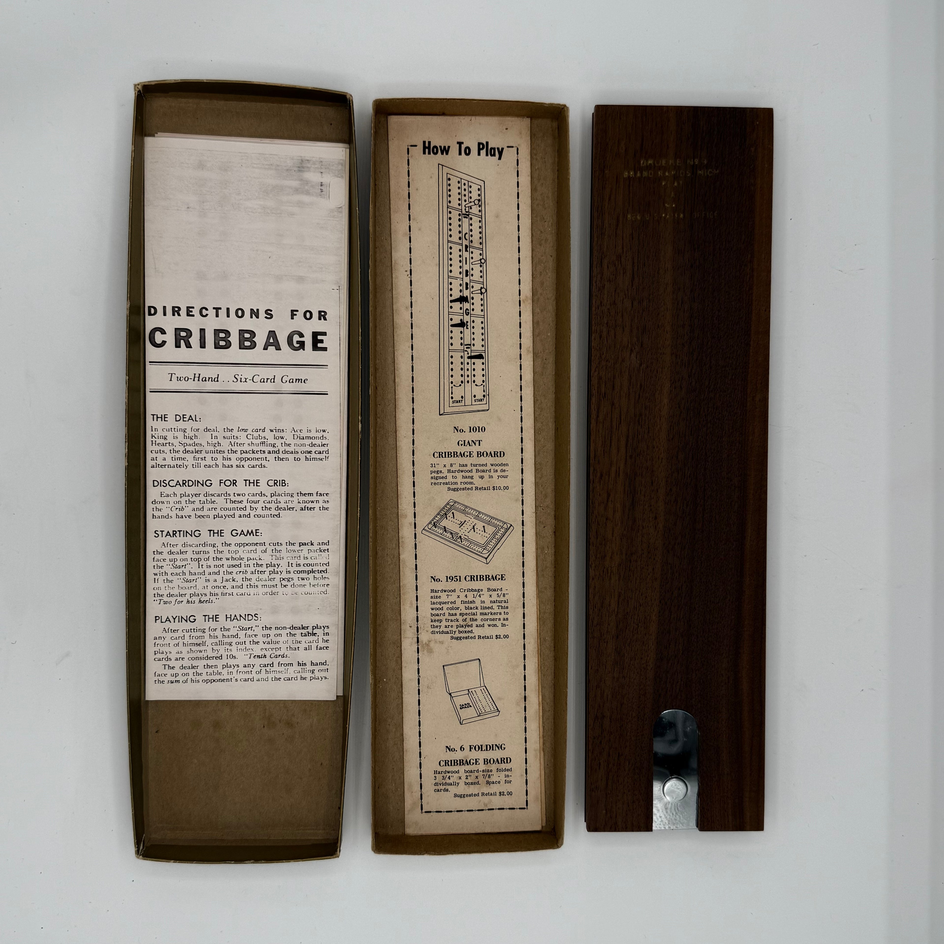 Drueke Cribbage Board