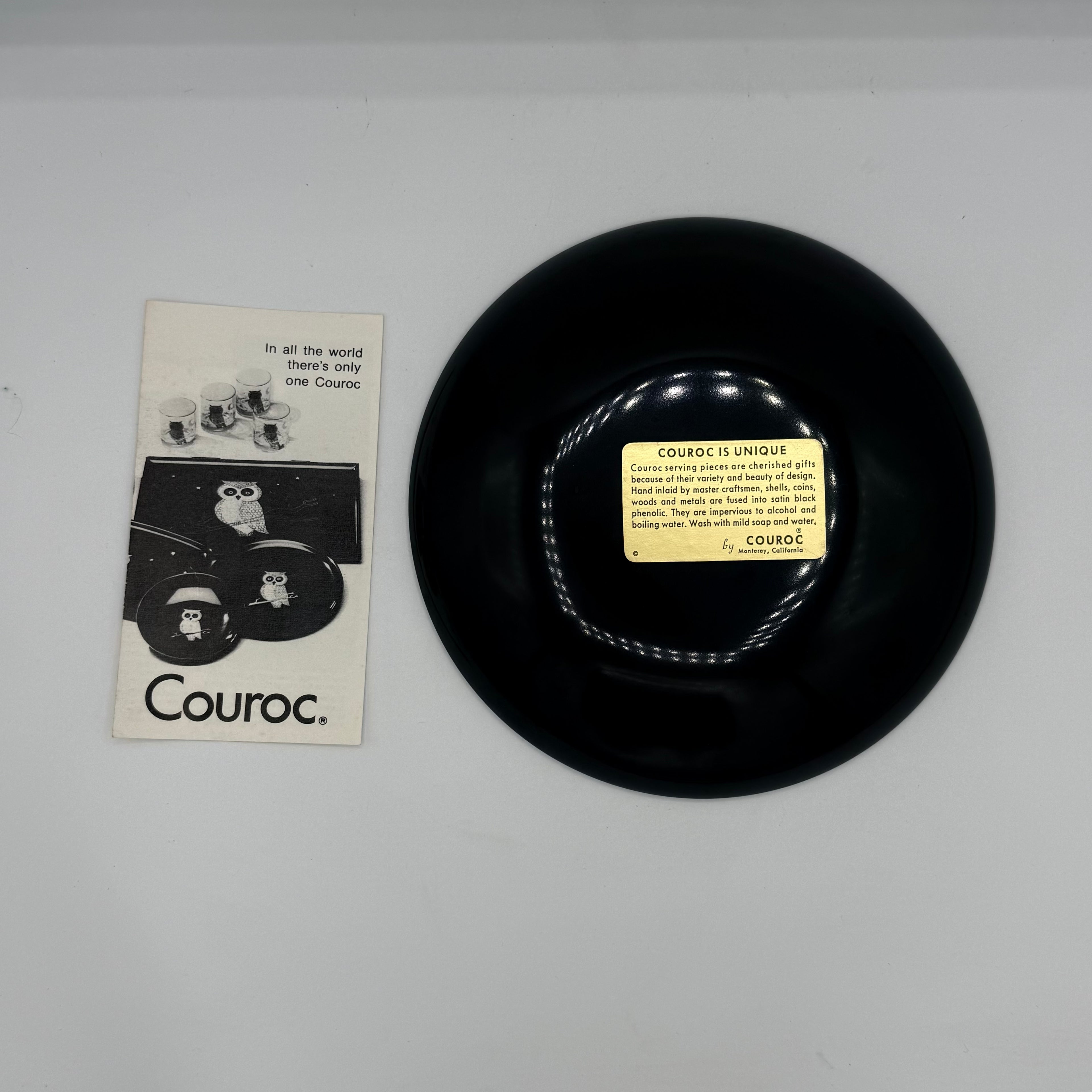 Couroc Owl Dish