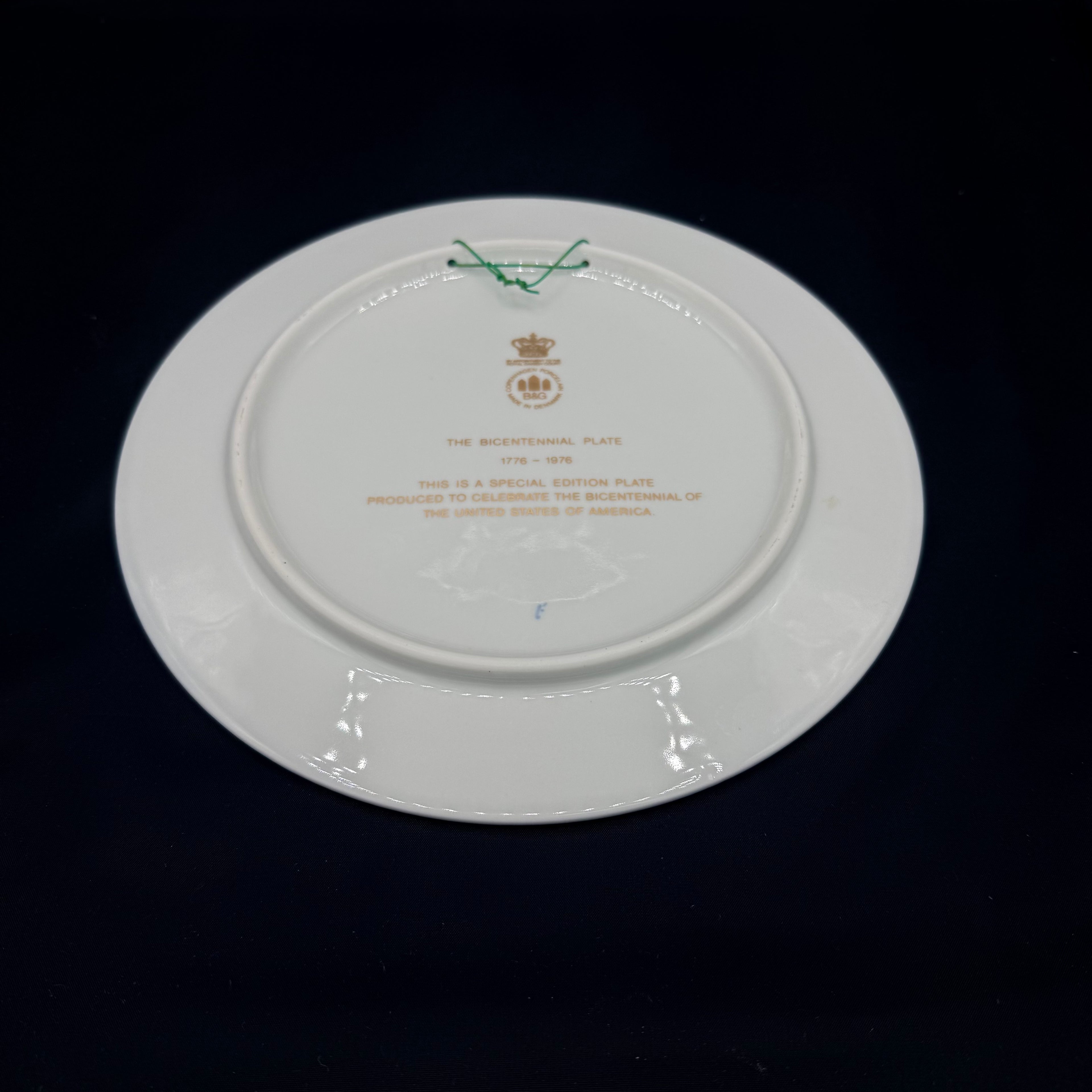 B&G Bicentennial Commemorative Plate