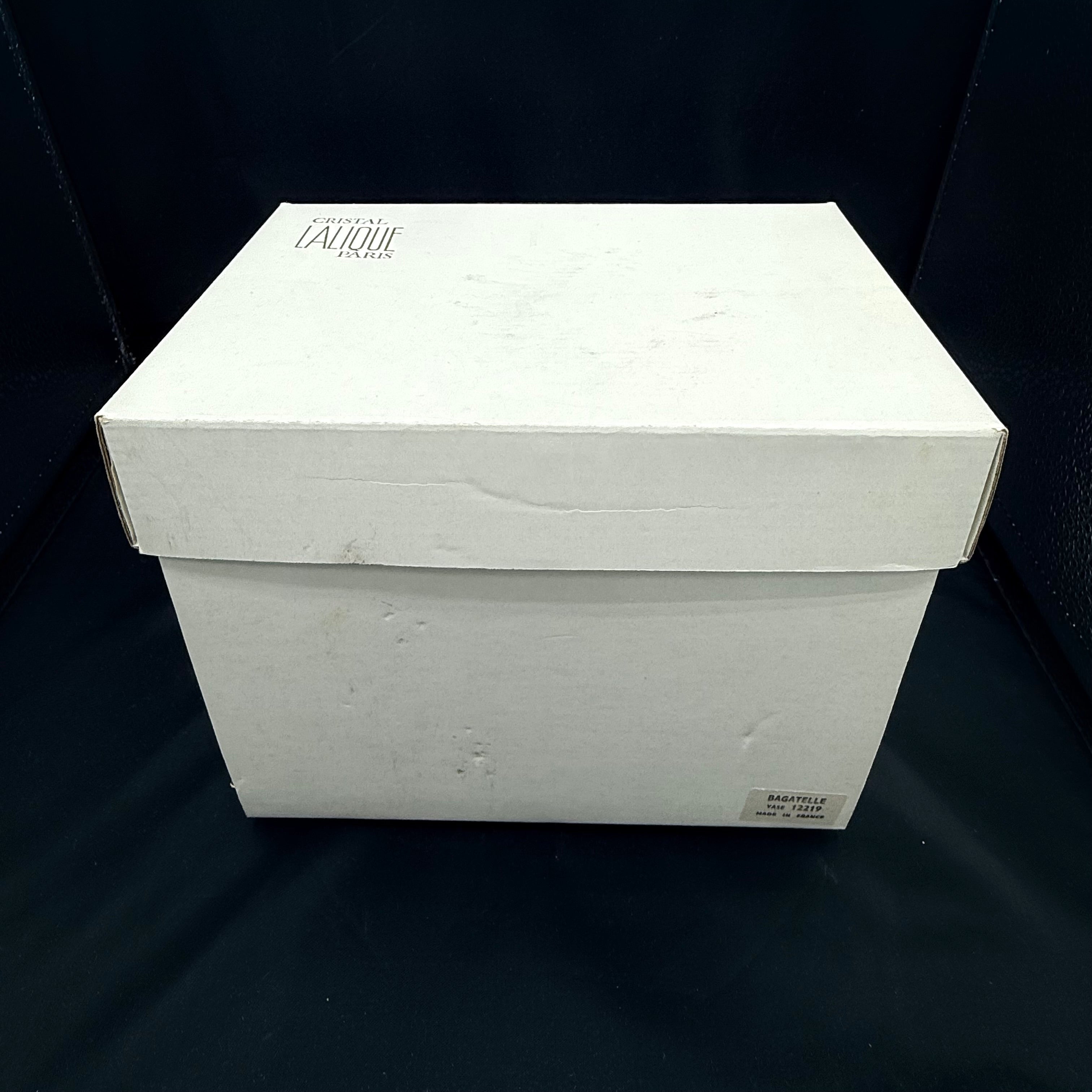 Lalique Bagatelle 6.7" Signed Vase