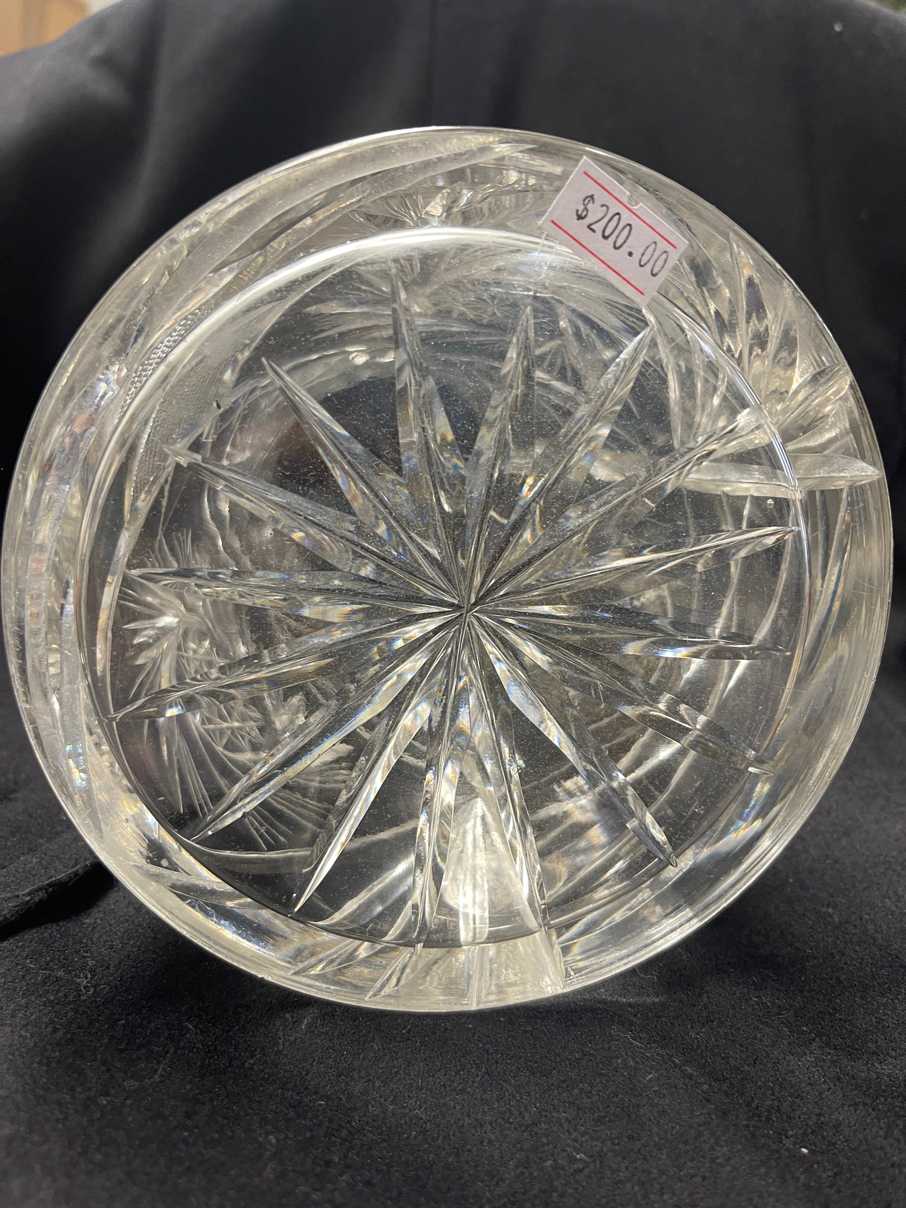 American Brilliant Period Cut Glass Pitcher