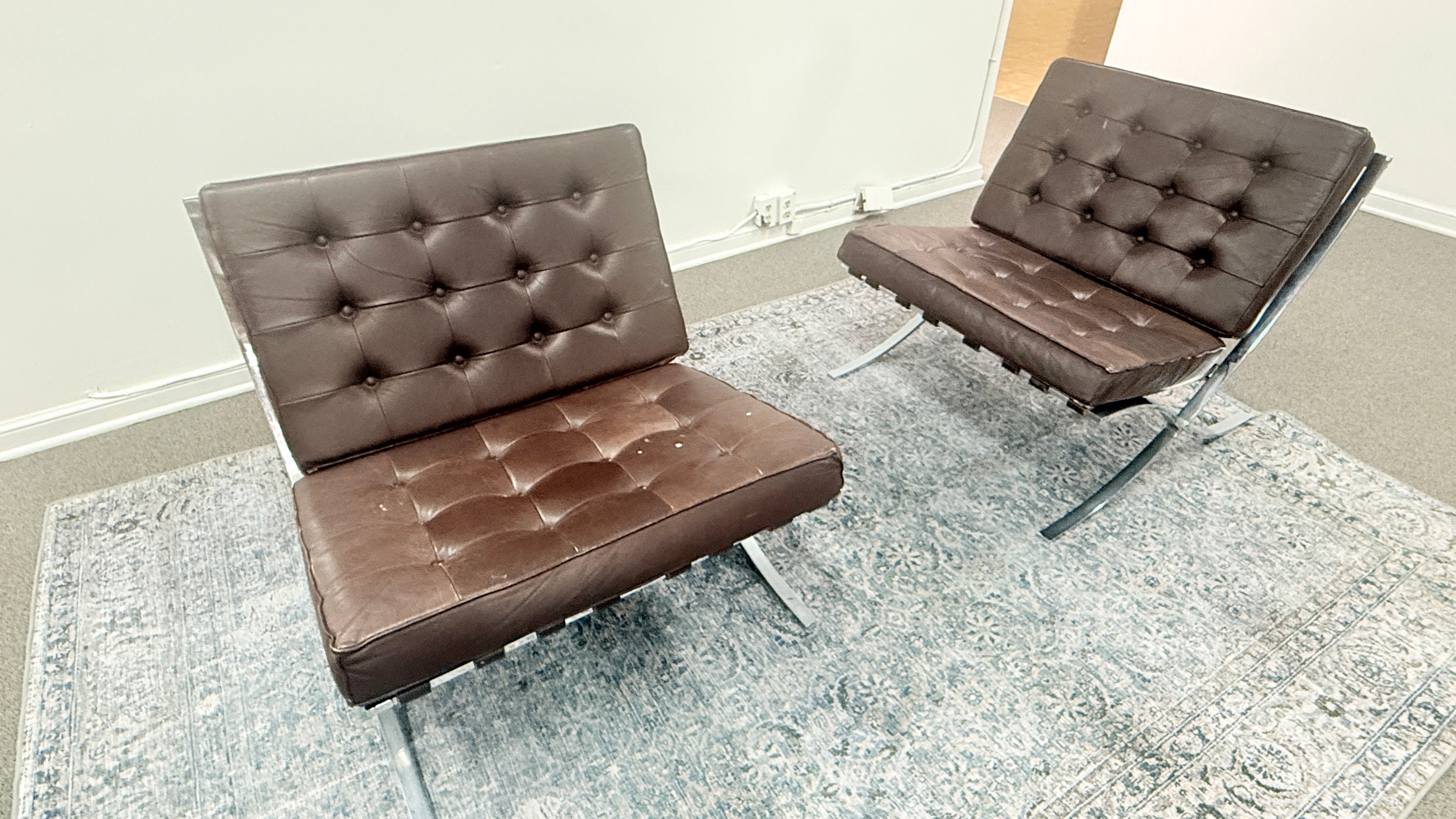 Barcelona-Style Lounge Chair
