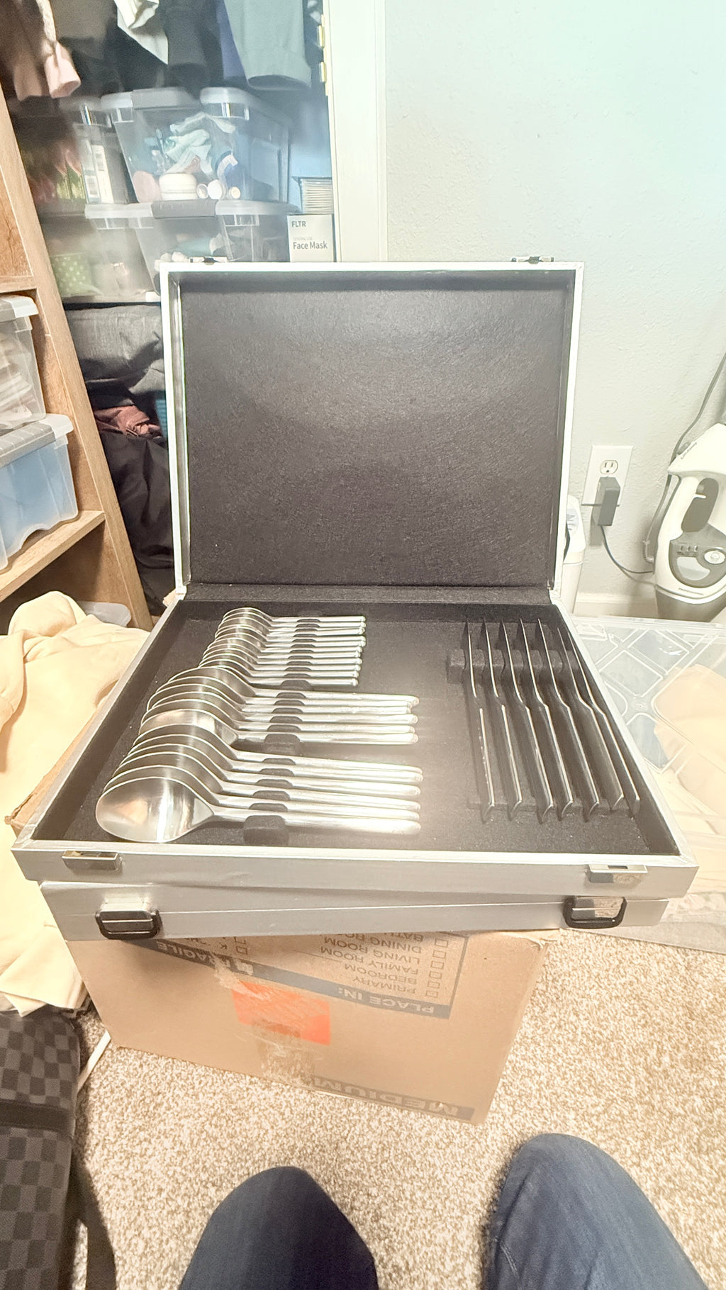 Rosenthal Modernist Cutlery Flatware Set Stainless Steel [62 Piece Set]