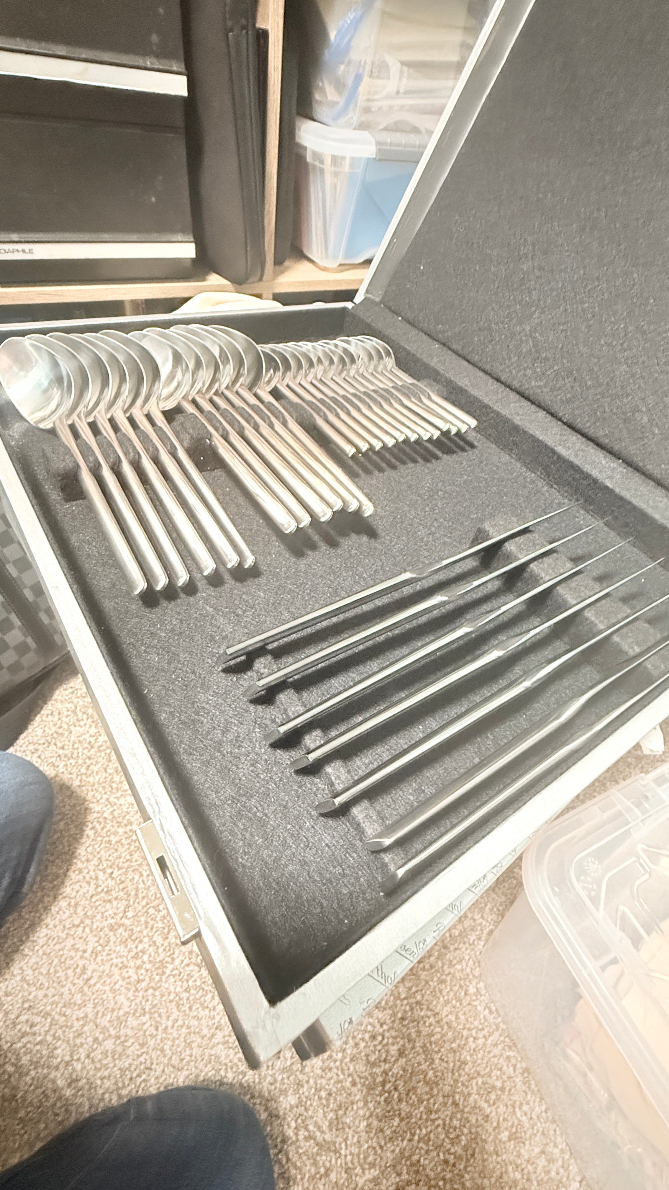 Rosenthal Modernist Cutlery Flatware Set Stainless Steel [62 Piece Set]