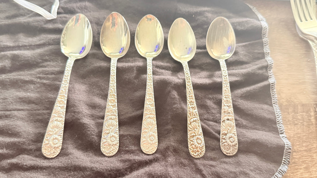 S. Kirk & Son Sterling Silver Repousse Asstd Set Of 14