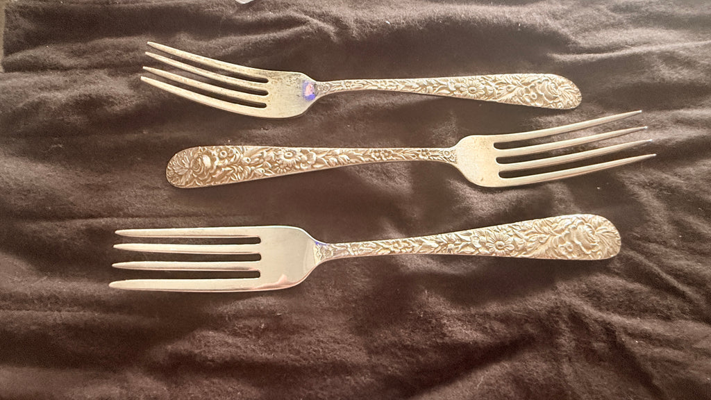 S. Kirk & Son Sterling Silver Repousse Asstd Set Of 14