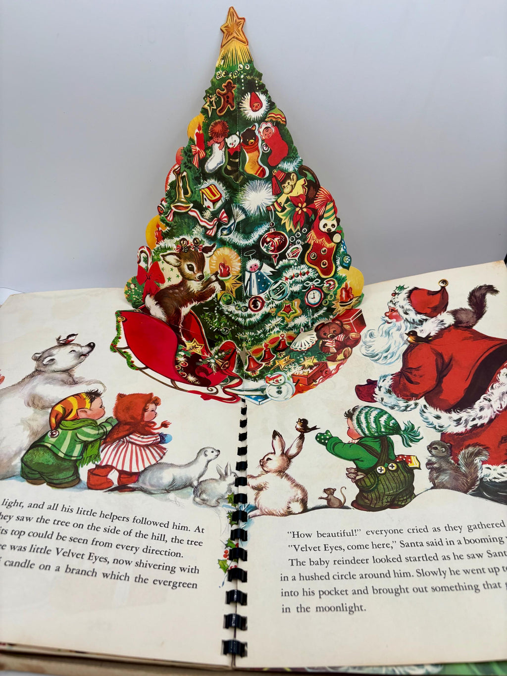 Vintage Velvet Eyes Santa’s Little Helper