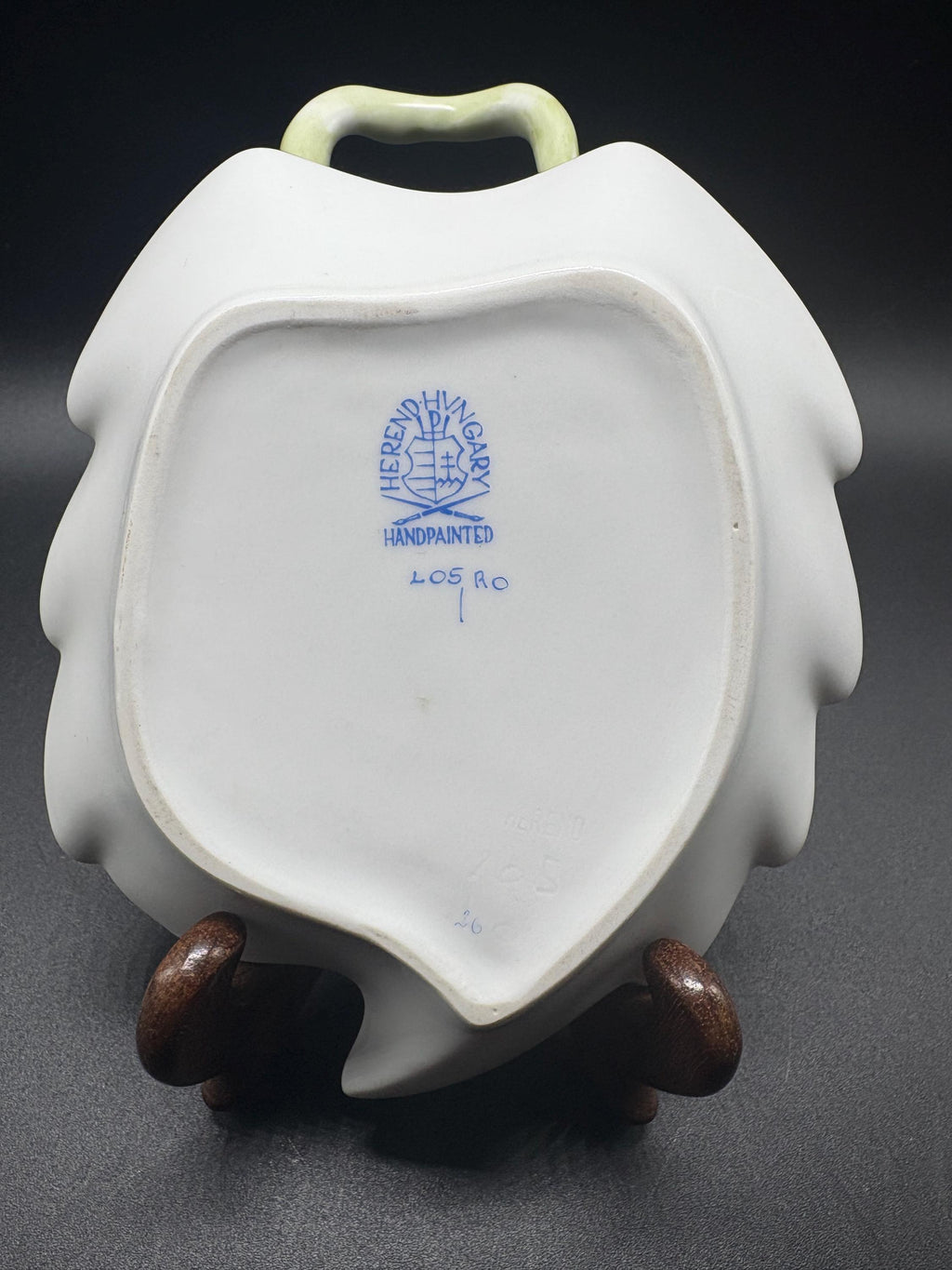 Vintage 1930 Herend Rothschild Bird Leaf Dish