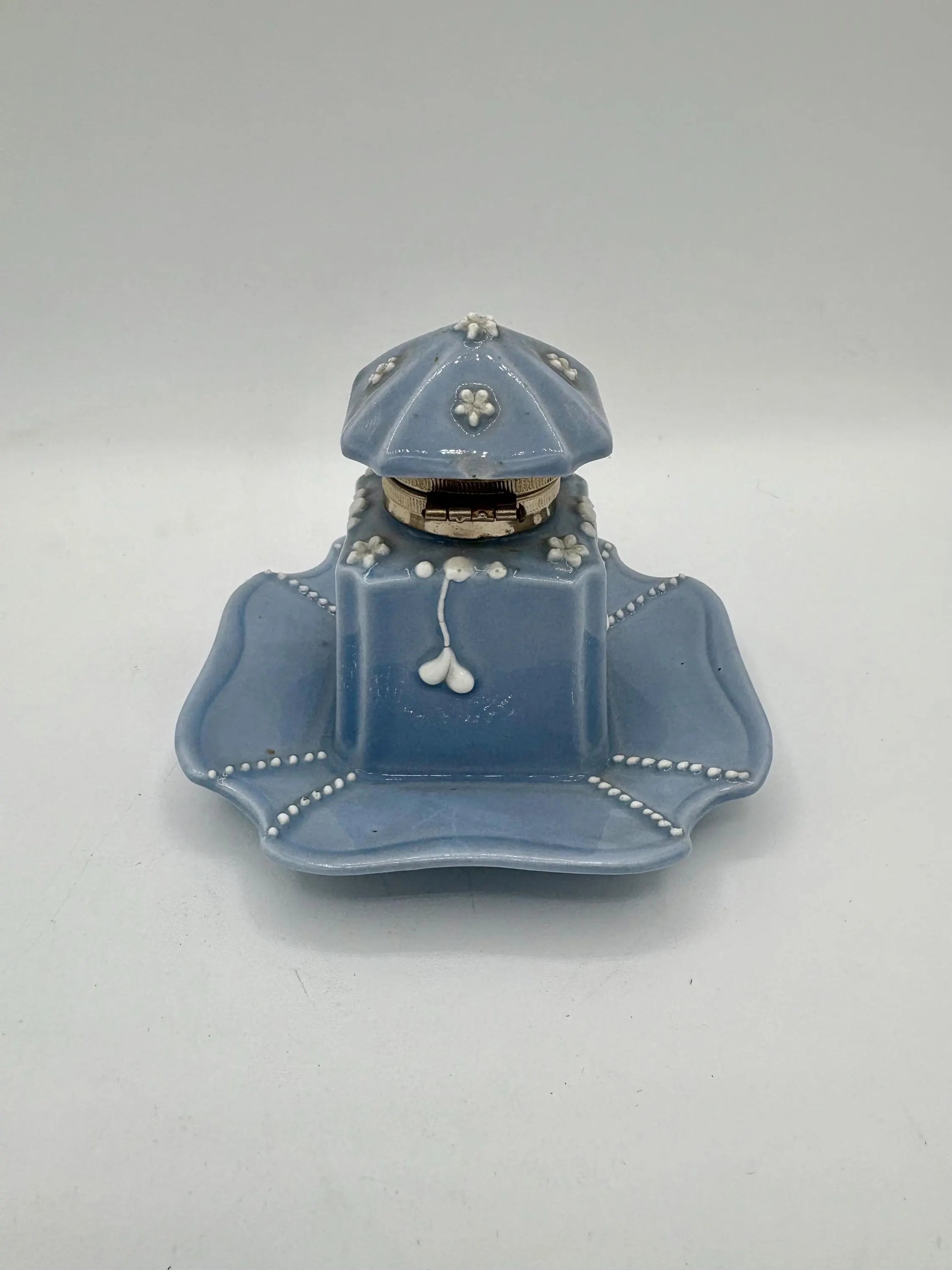 Vintage German Art Nouveau Inkwell