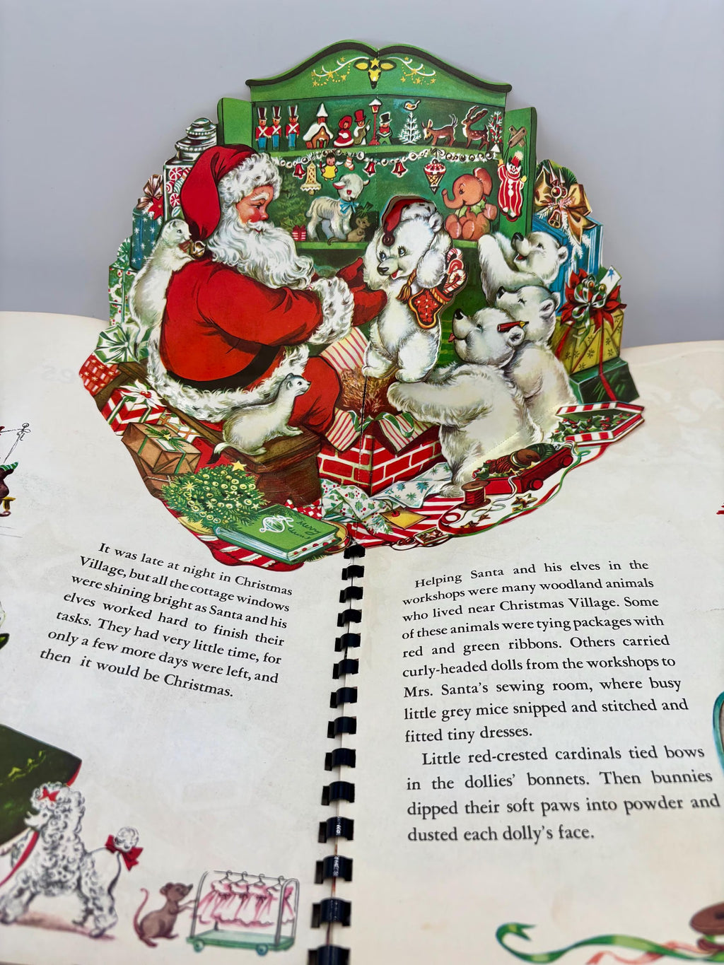Vintage Velvet Eyes Santa’s Little Helper