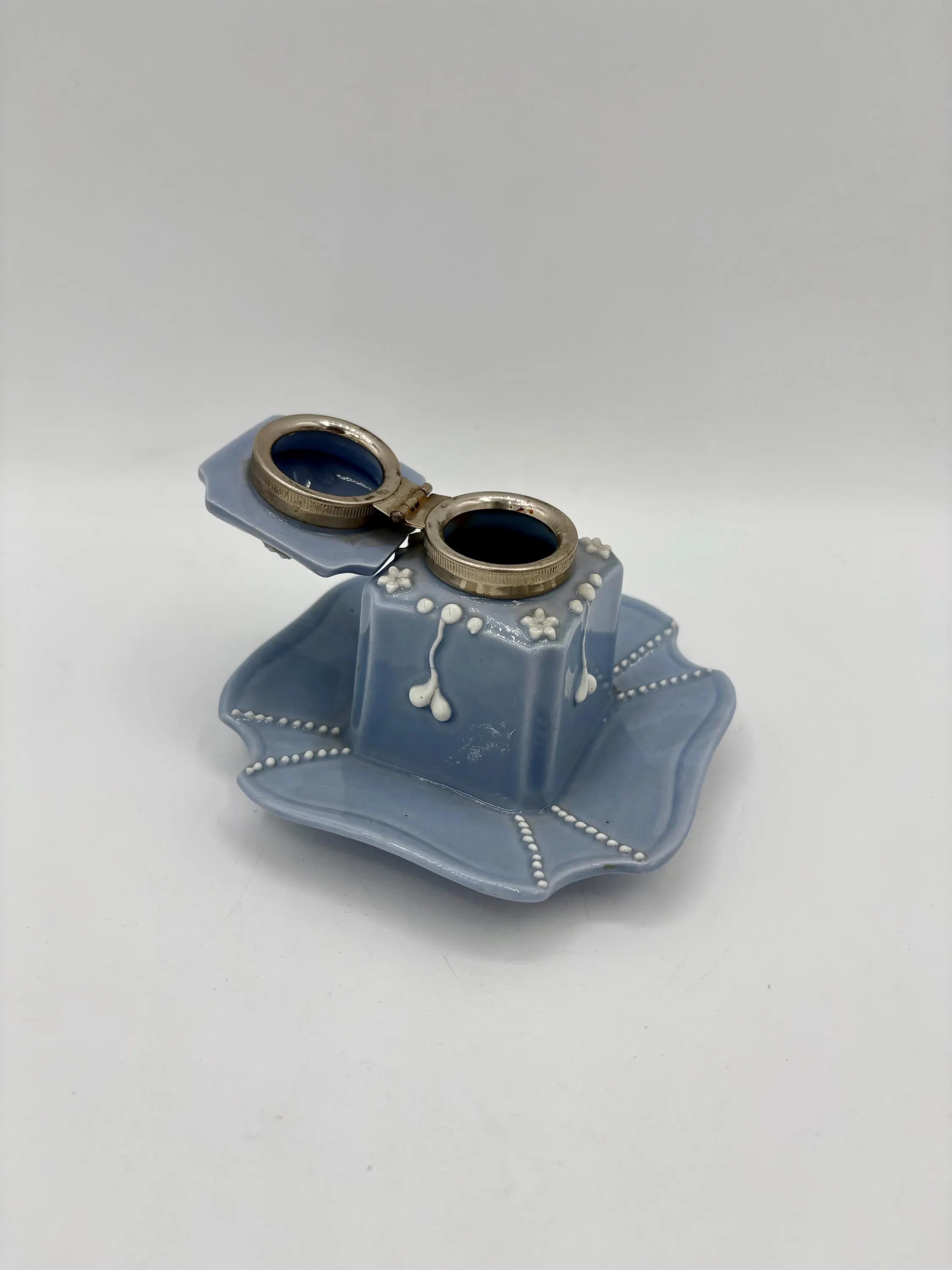 Vintage German Art Nouveau Inkwell