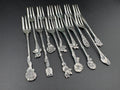Vintage German 80% Silver Cake Forks